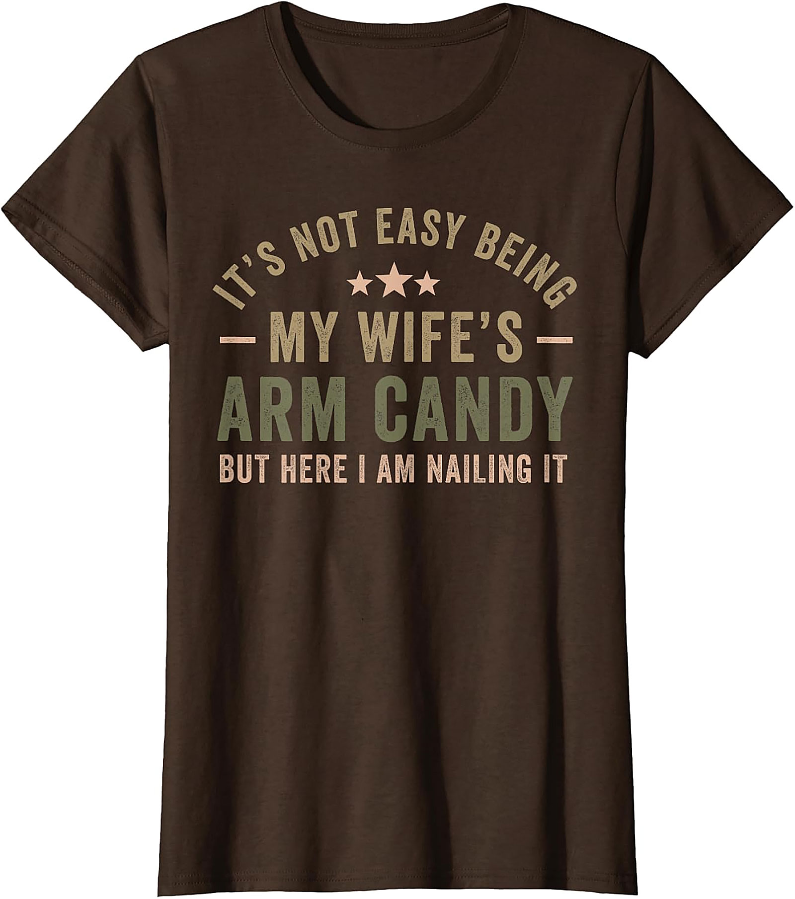 Funny "Arm Candy" T-Shirt for Men | Husband Gift