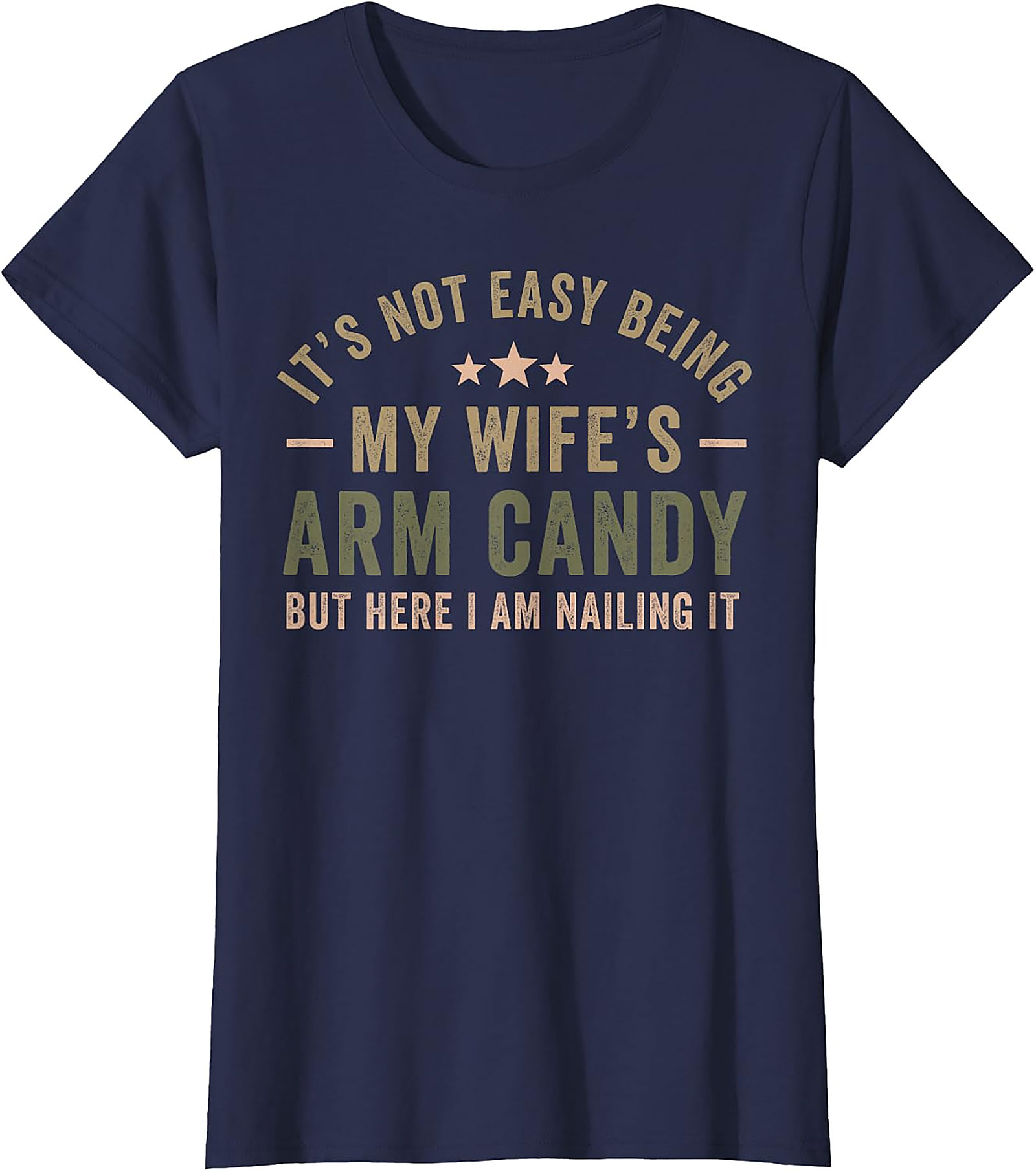 Funny "Arm Candy" T-Shirt for Men | Husband Gift