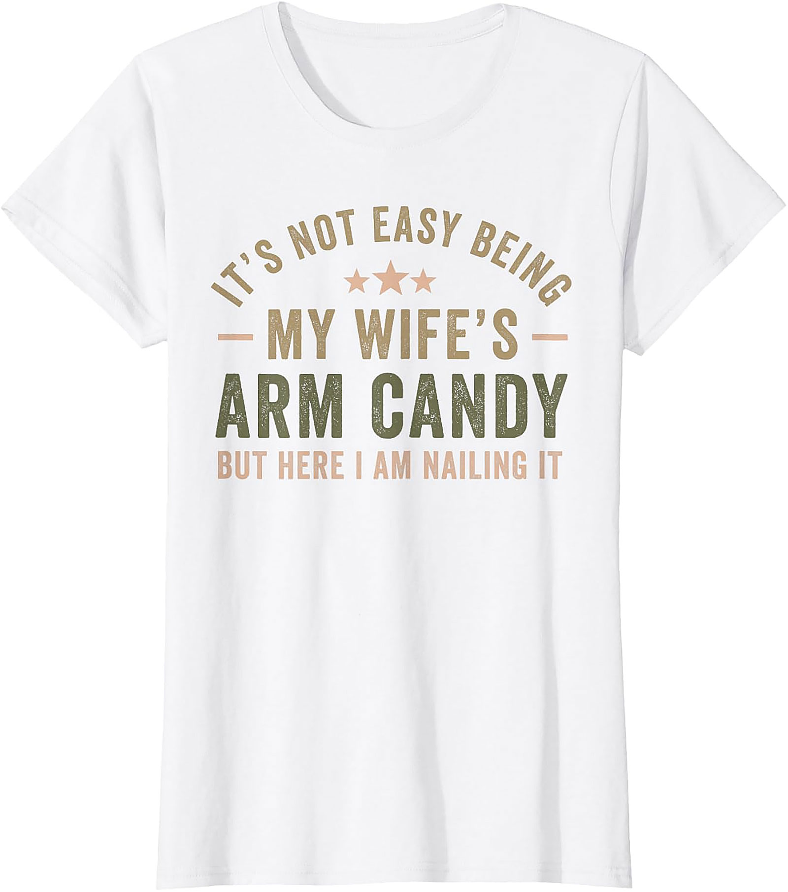 Funny "Arm Candy" T-Shirt for Men | Husband Gift
