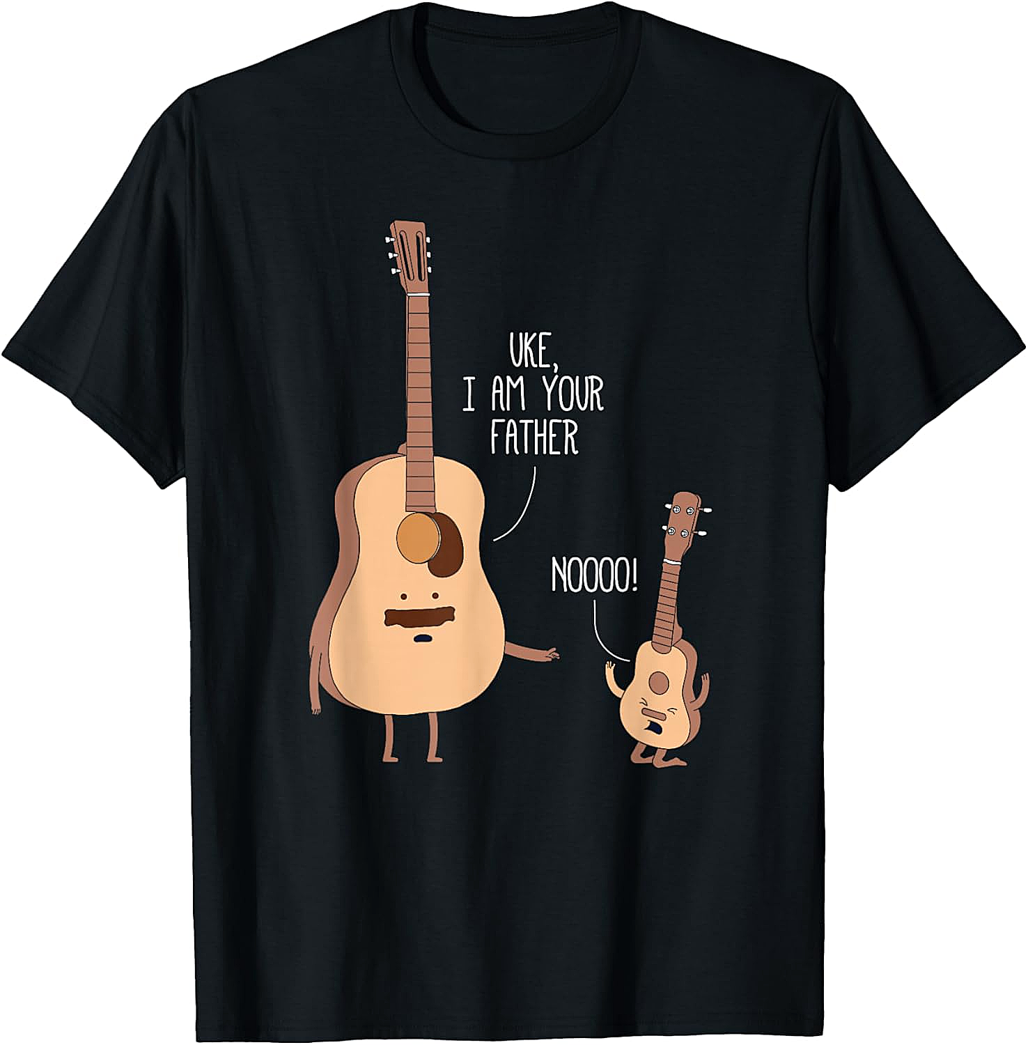 Uke I Am Your Father T Shirt Funny Ukulele Guitar Tee