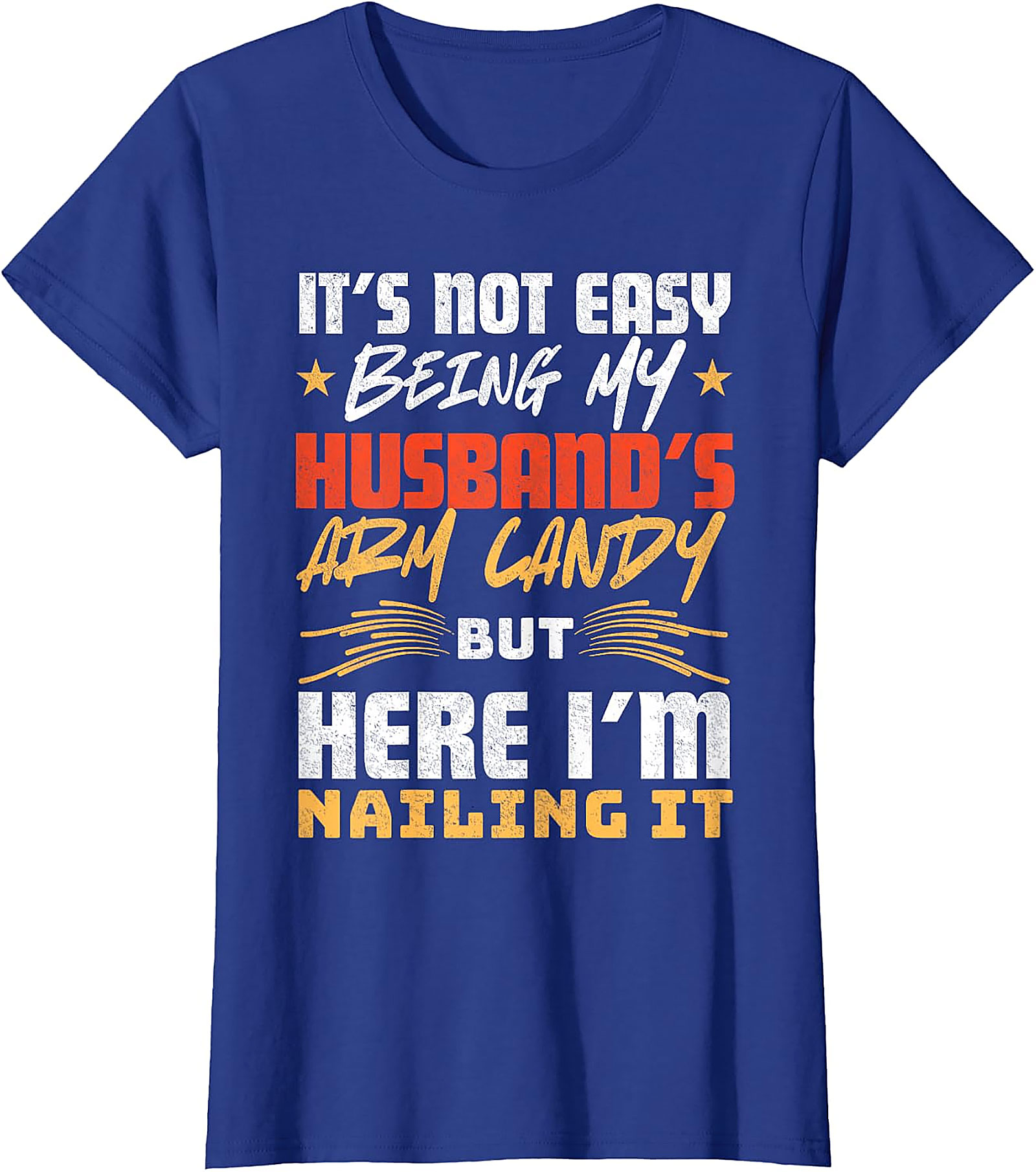 Funny Husband's Arm Candy Wife T-Shirt | Gift Idea