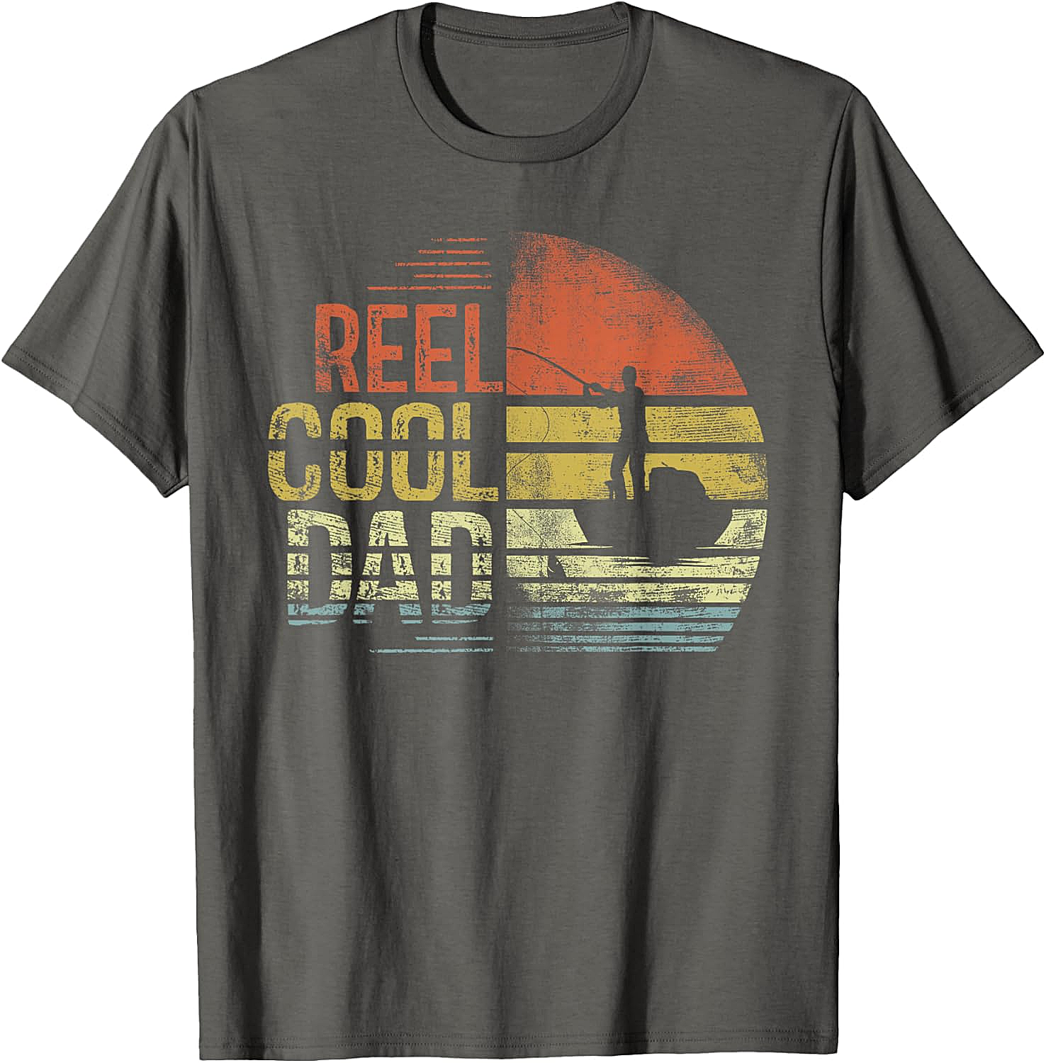 Reel Cool Dad Fisherman Daddy Fishing T-Shirt