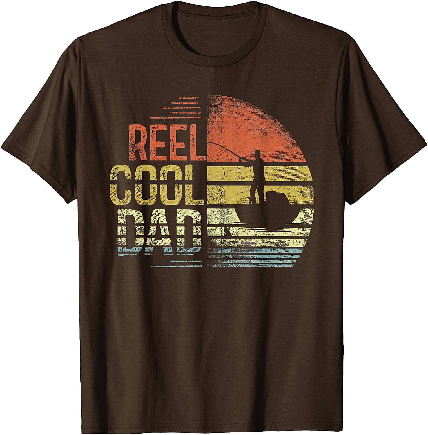 Reel Cool Dad Fisherman Daddy Fishing T-Shirt