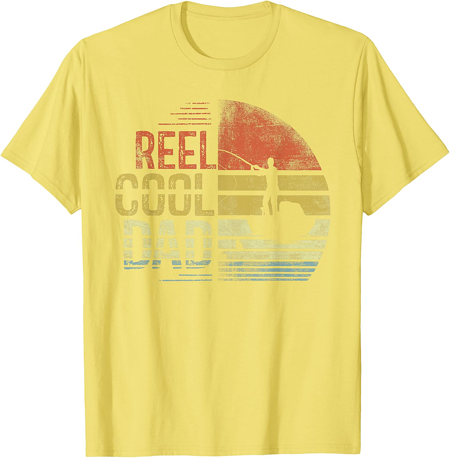 Reel Cool Dad Fisherman Daddy Fishing T-Shirt