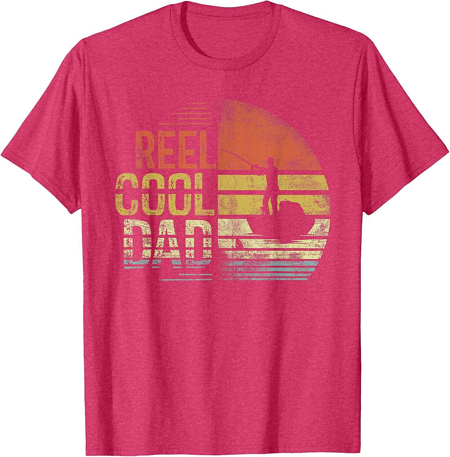 Reel Cool Dad Fisherman Daddy Fishing T-Shirt