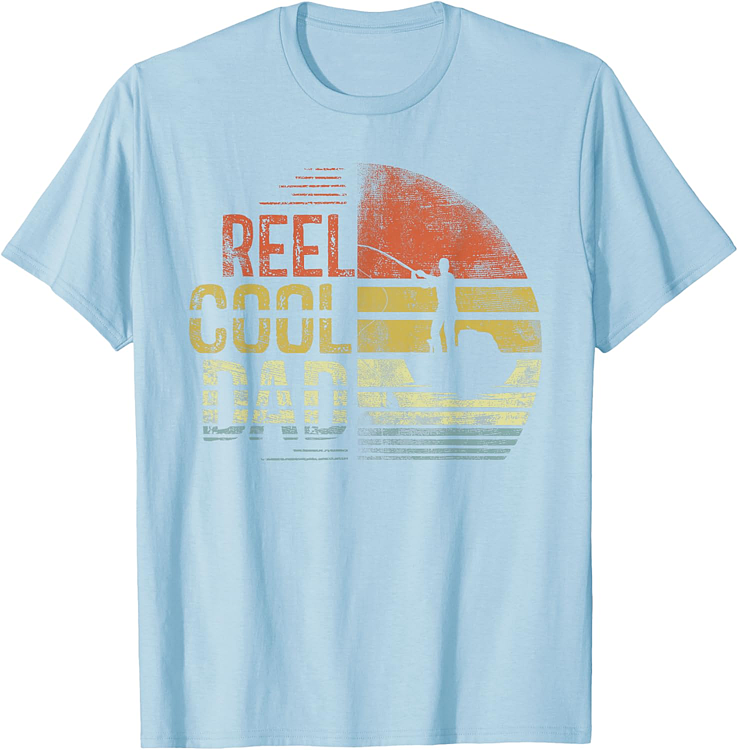 Reel Cool Dad Fisherman Daddy Fishing T-Shirt