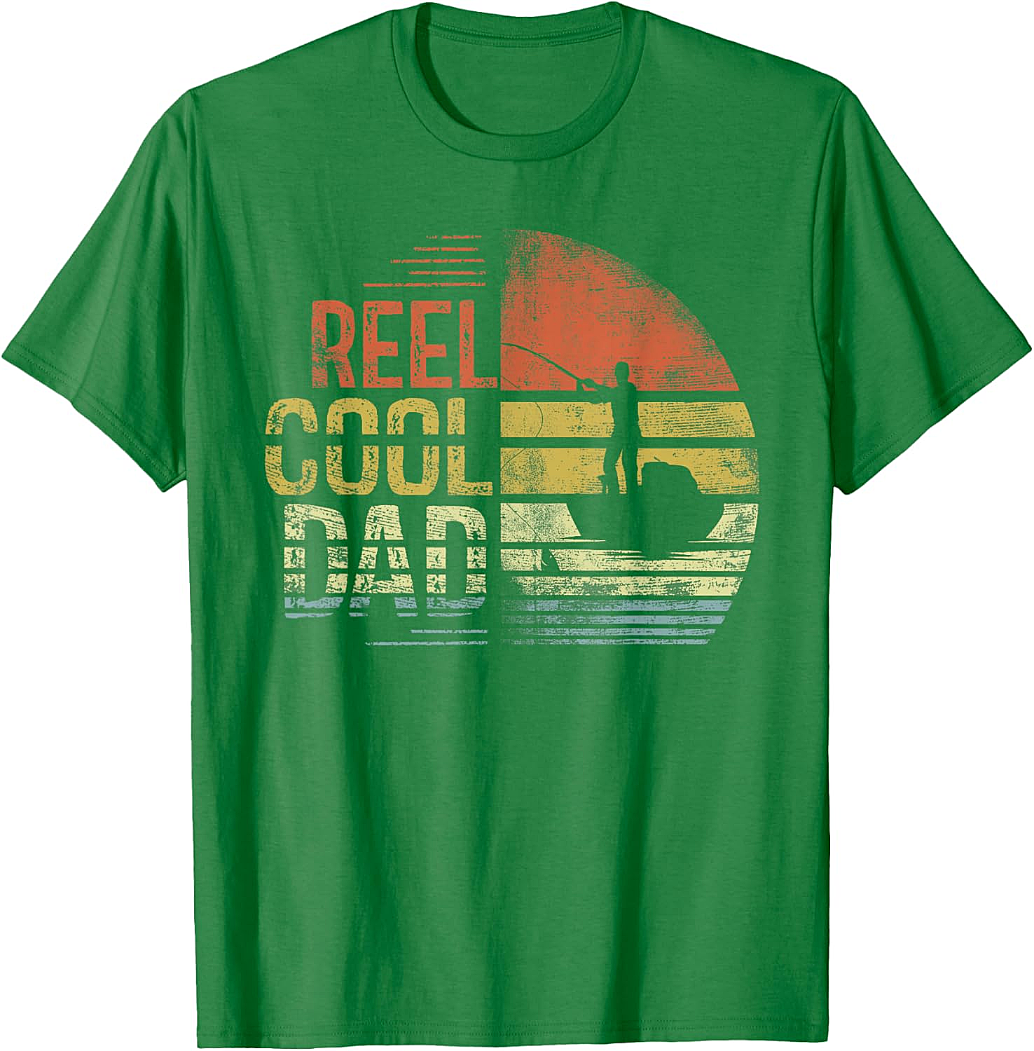 Reel Cool Dad Fisherman Daddy Fishing T-Shirt