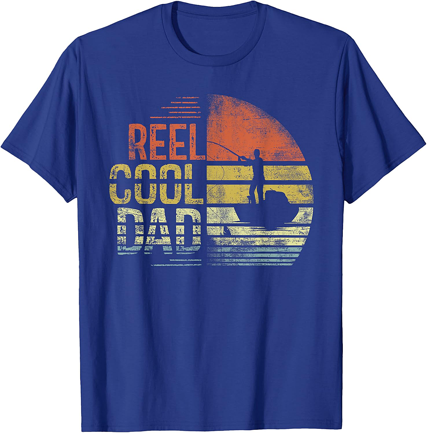 Reel Cool Dad Fisherman Daddy Fishing T-Shirt