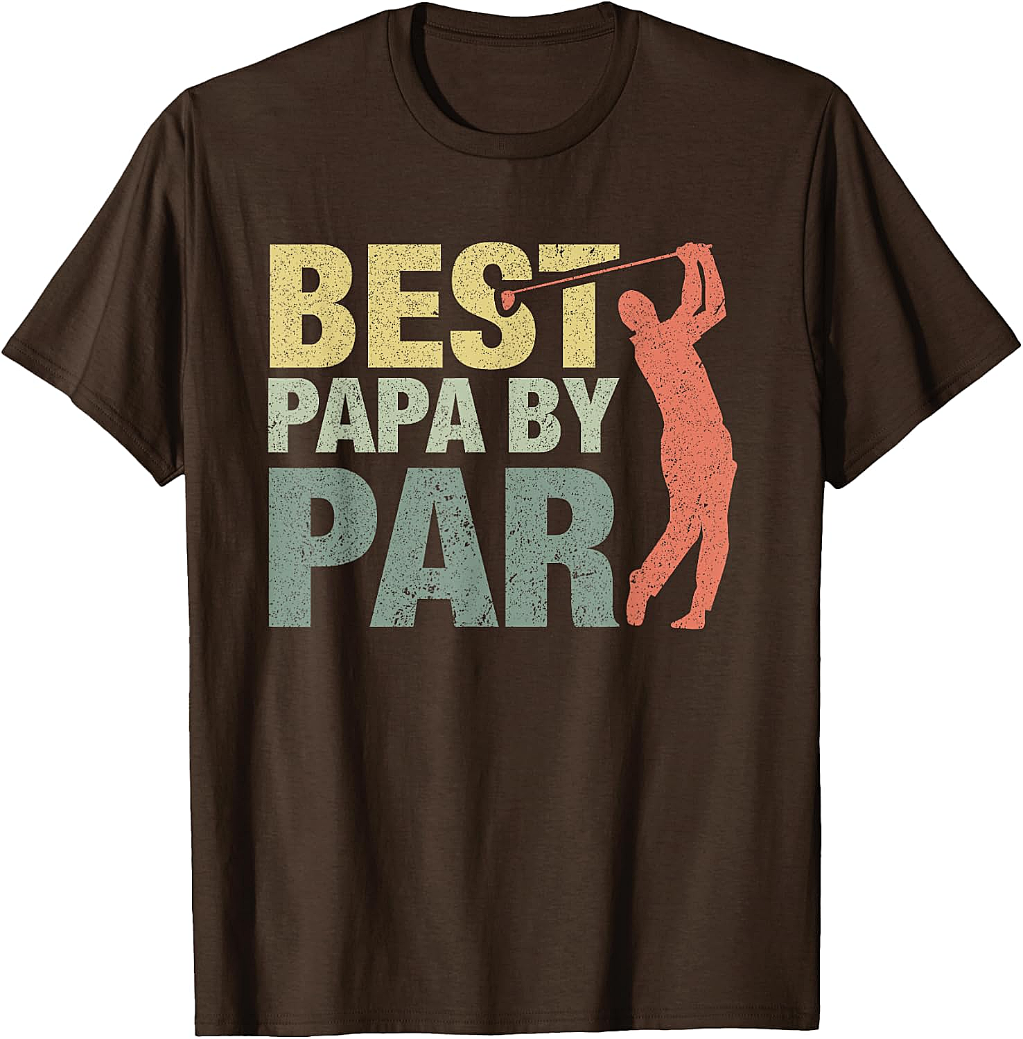  Funny Best Papa by Par Golf T-Shirt - Father's Day Gift