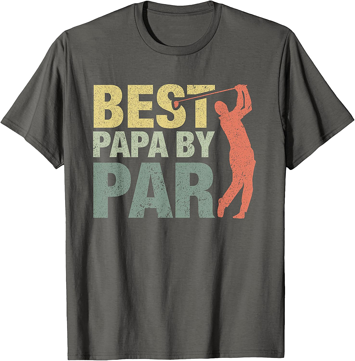  Funny Best Papa by Par Golf T-Shirt - Father's Day Gift