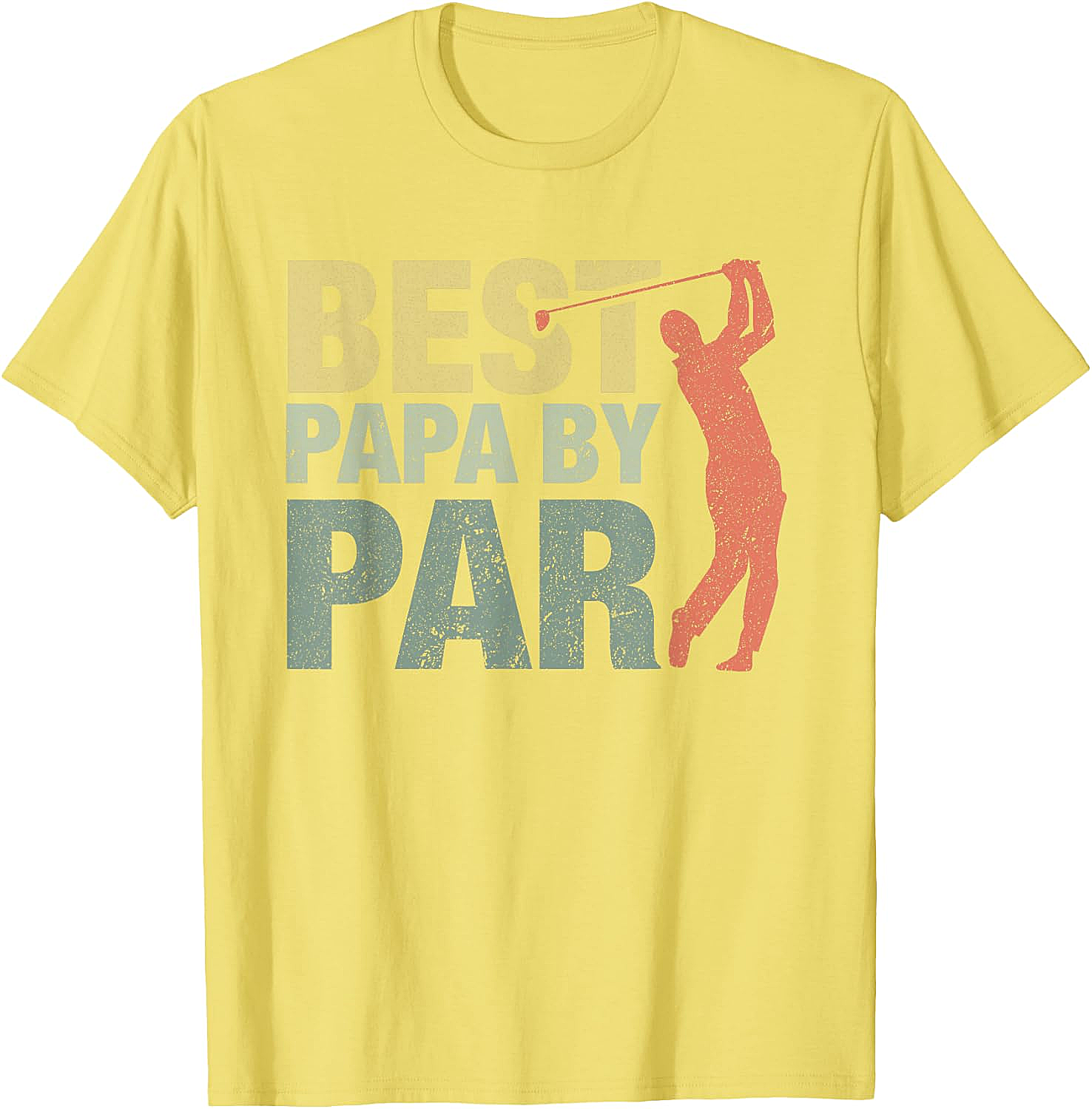  Funny Best Papa by Par Golf T-Shirt - Father's Day Gift