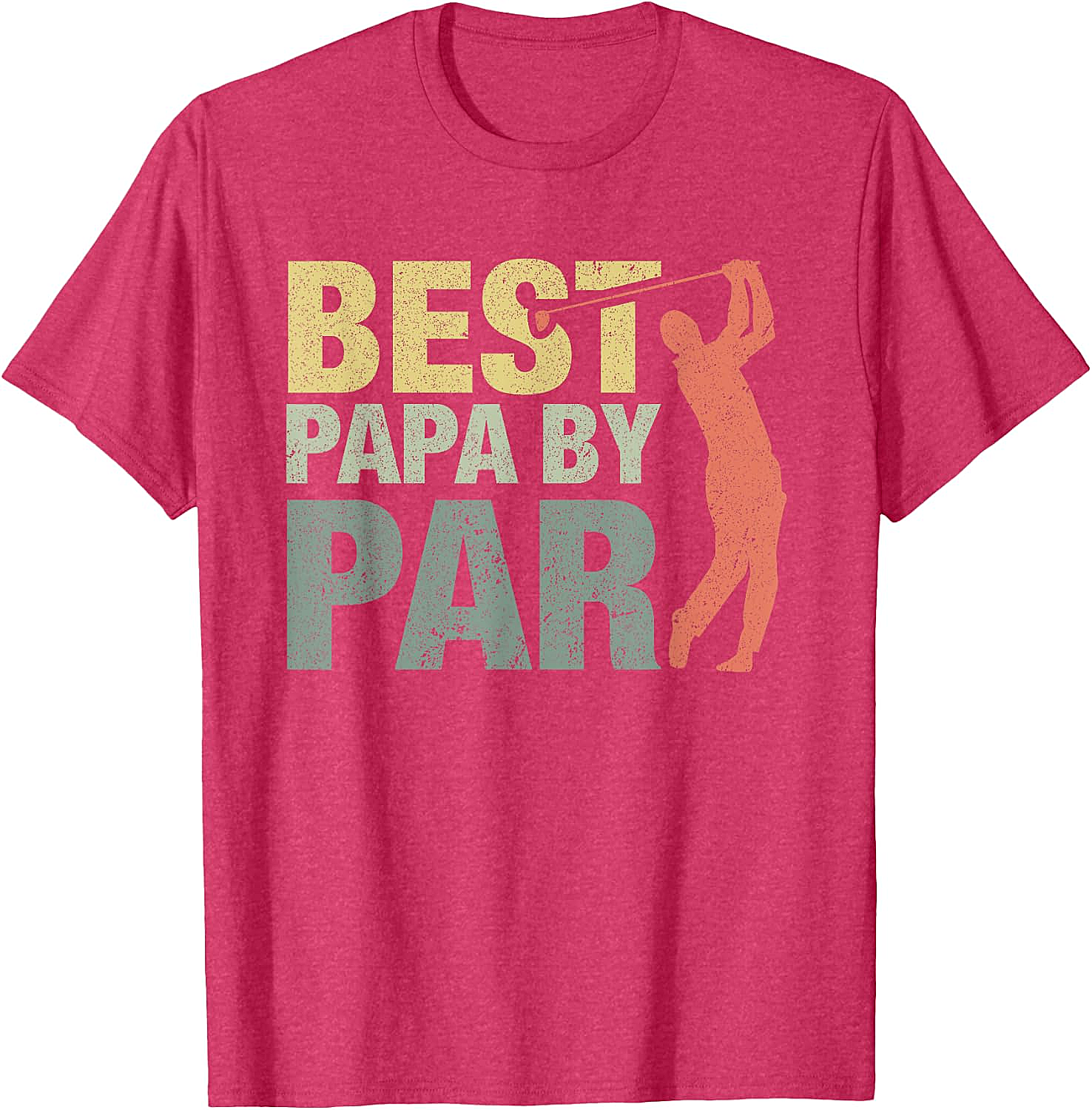  Funny Best Papa by Par Golf T-Shirt - Father's Day Gift