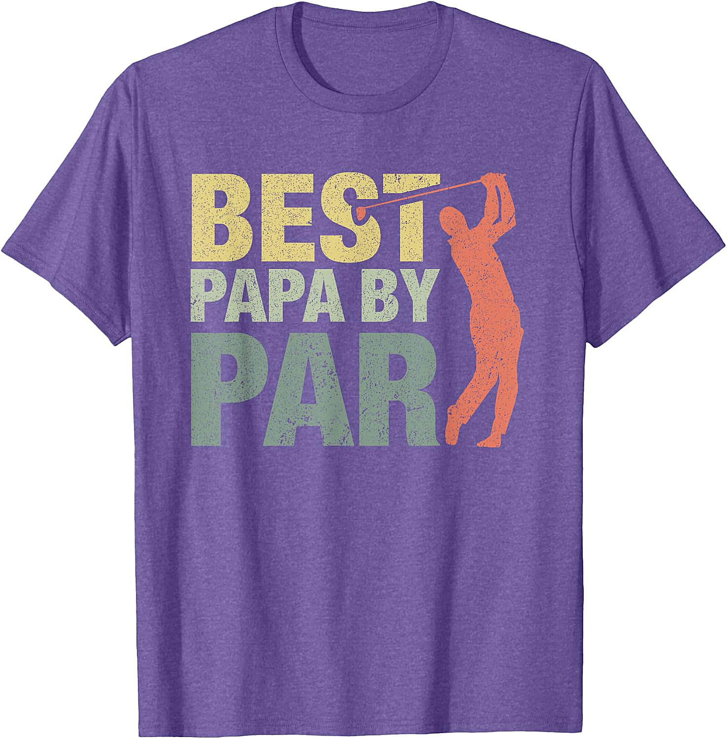 Funny Best Papa by Par Golf T-Shirt - Father's Day Gift