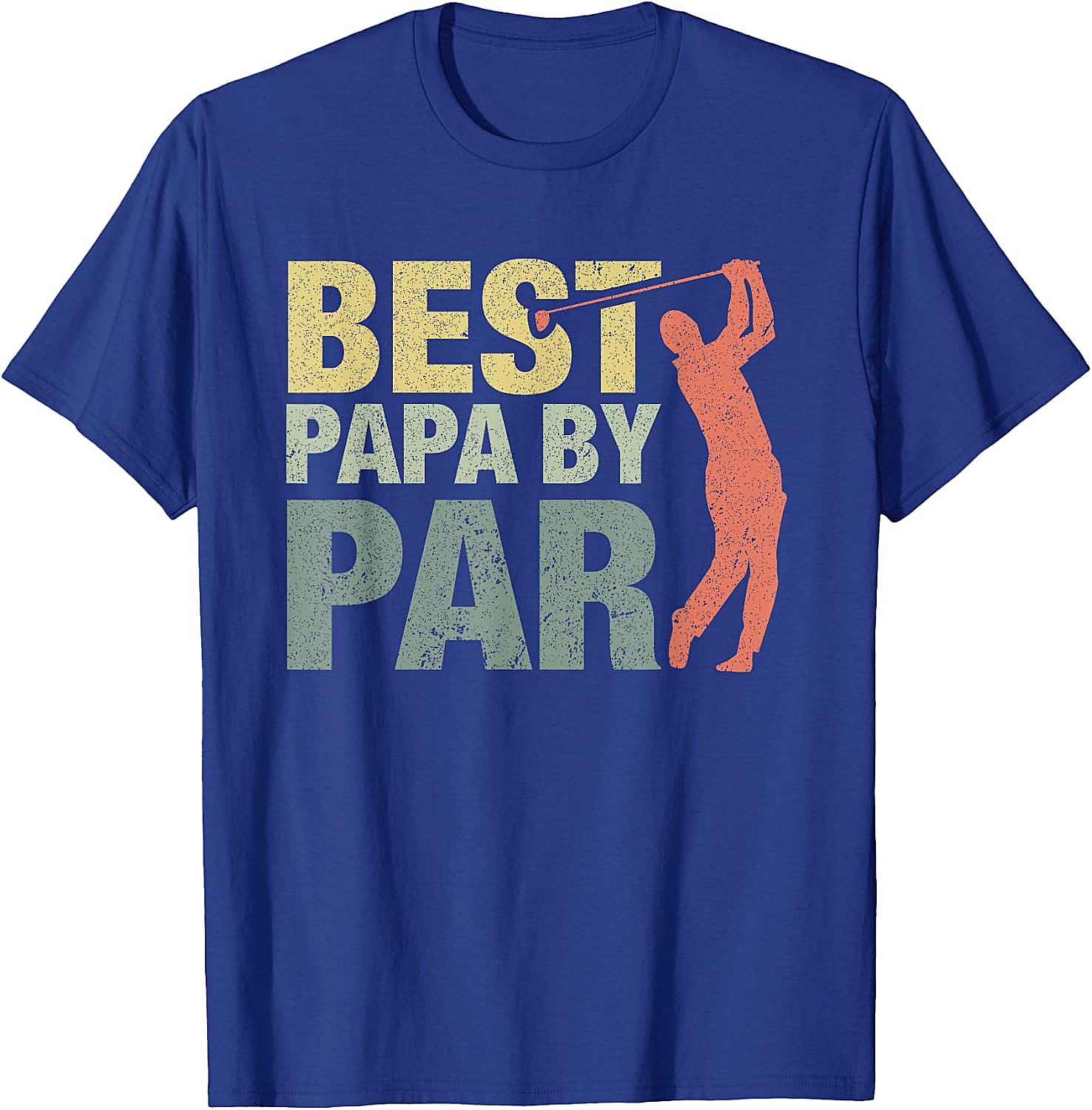 Funny Best Papa by Par Golf T-Shirt - Father's Day Gift