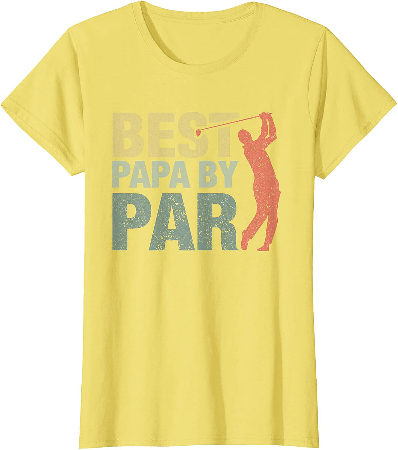  Funny Best Papa by Par Golf T-Shirt - Father's Day Gift