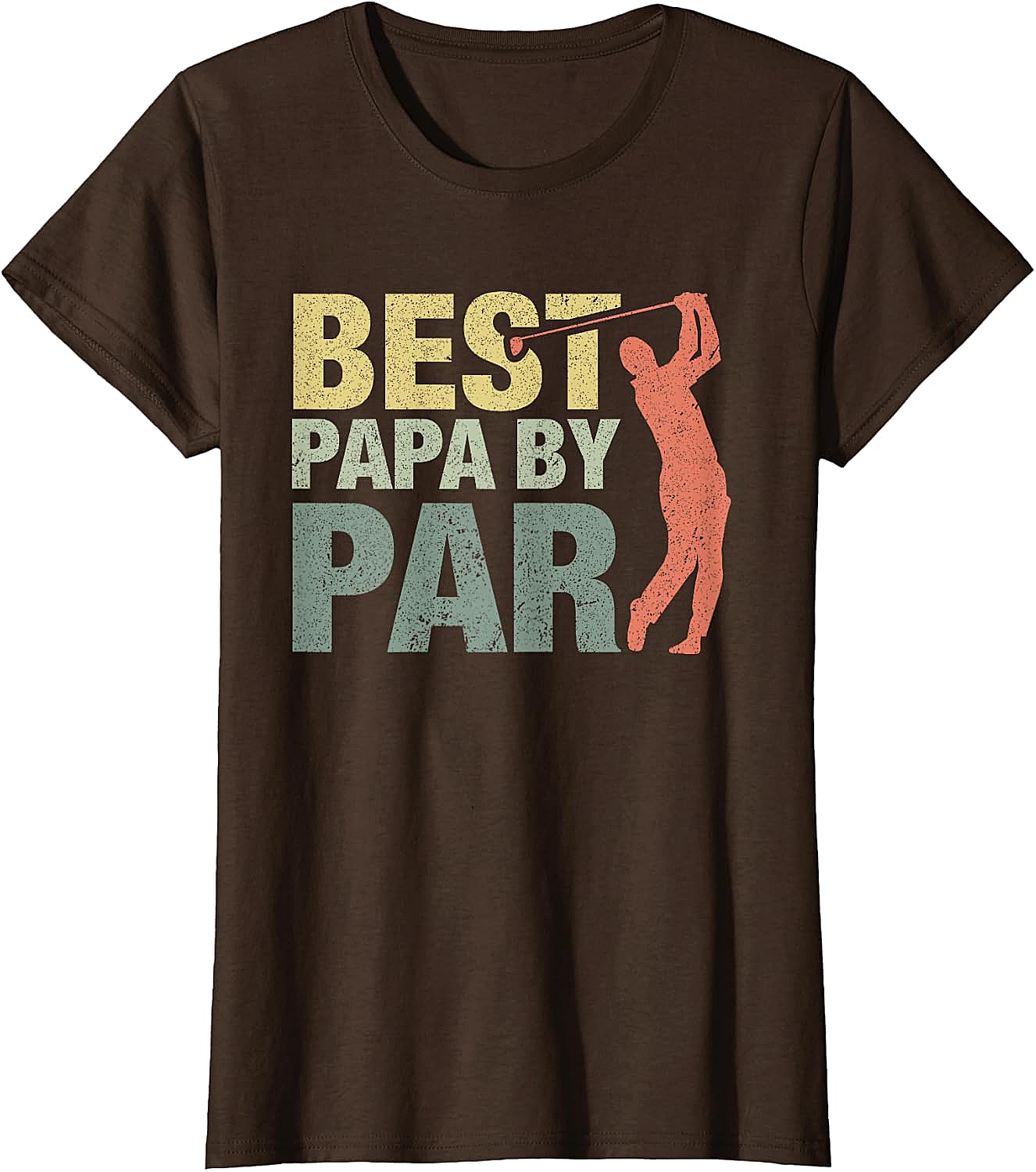  Funny Best Papa by Par Golf T-Shirt - Father's Day Gift
