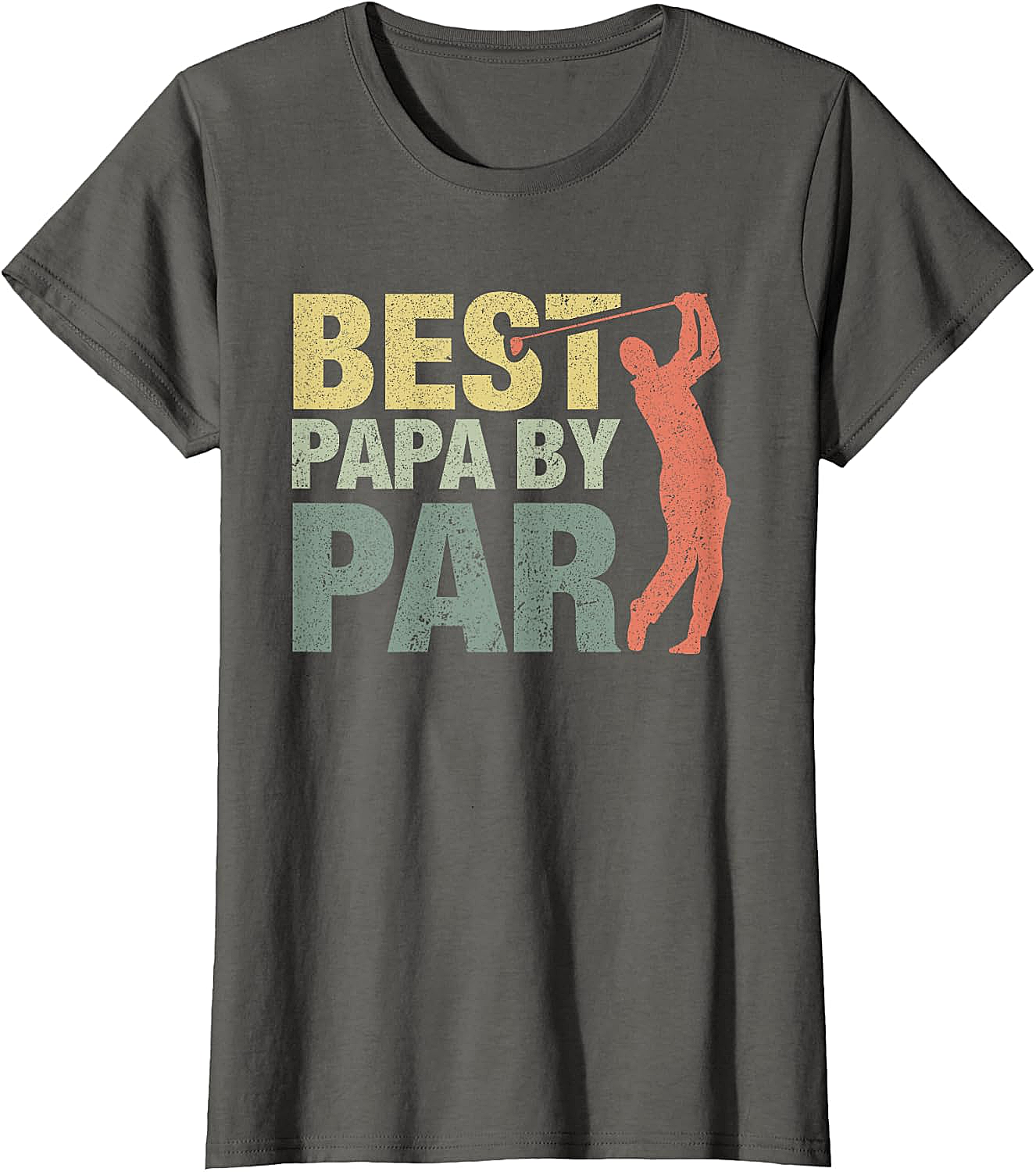  Funny Best Papa by Par Golf T-Shirt - Father's Day Gift