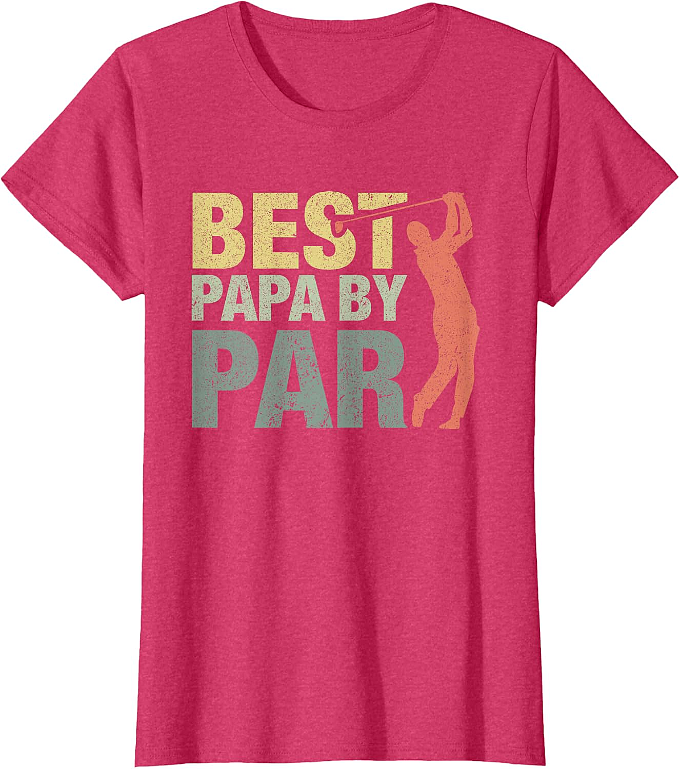  Funny Best Papa by Par Golf T-Shirt - Father's Day Gift