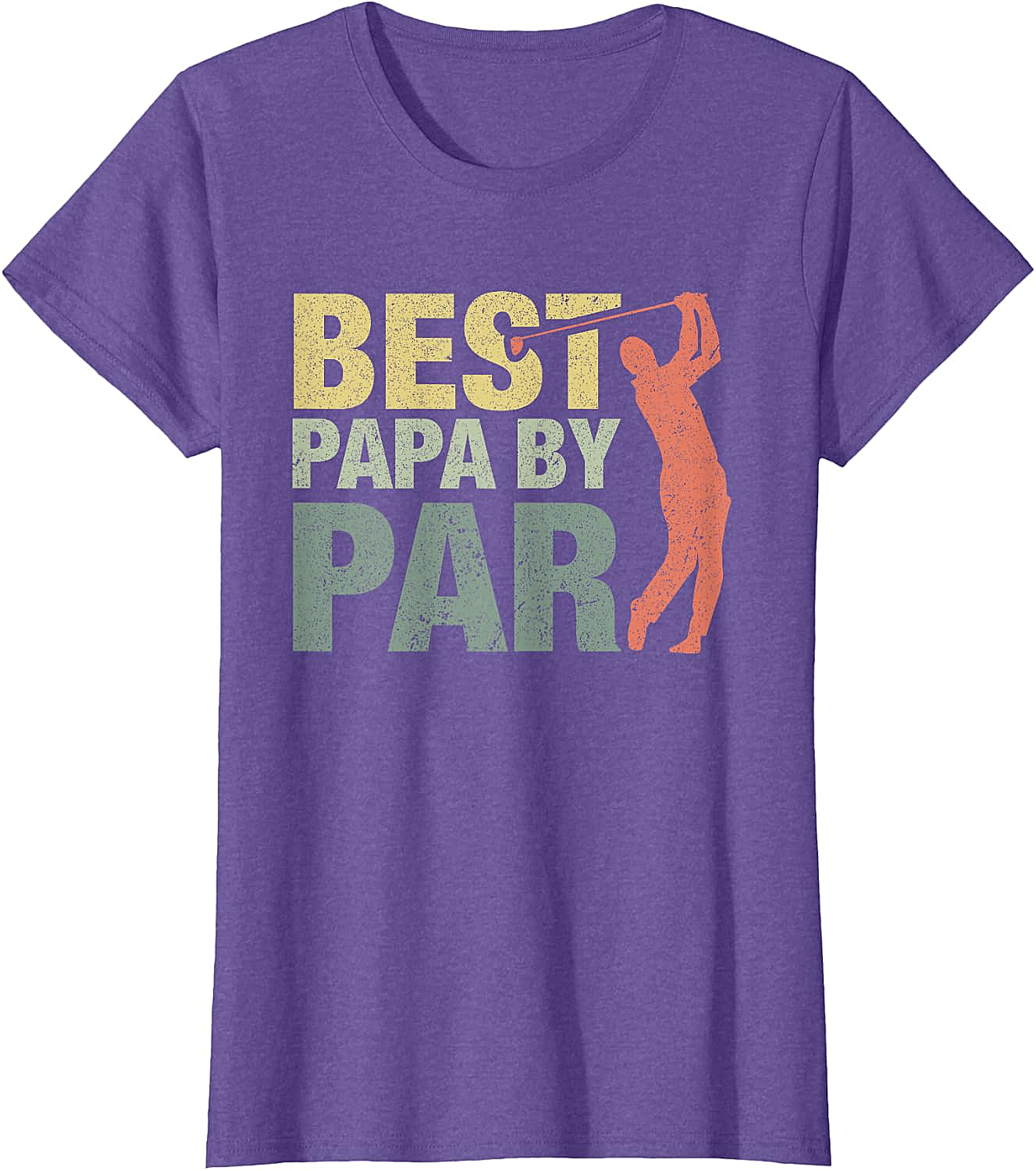  Funny Best Papa by Par Golf T-Shirt - Father's Day Gift