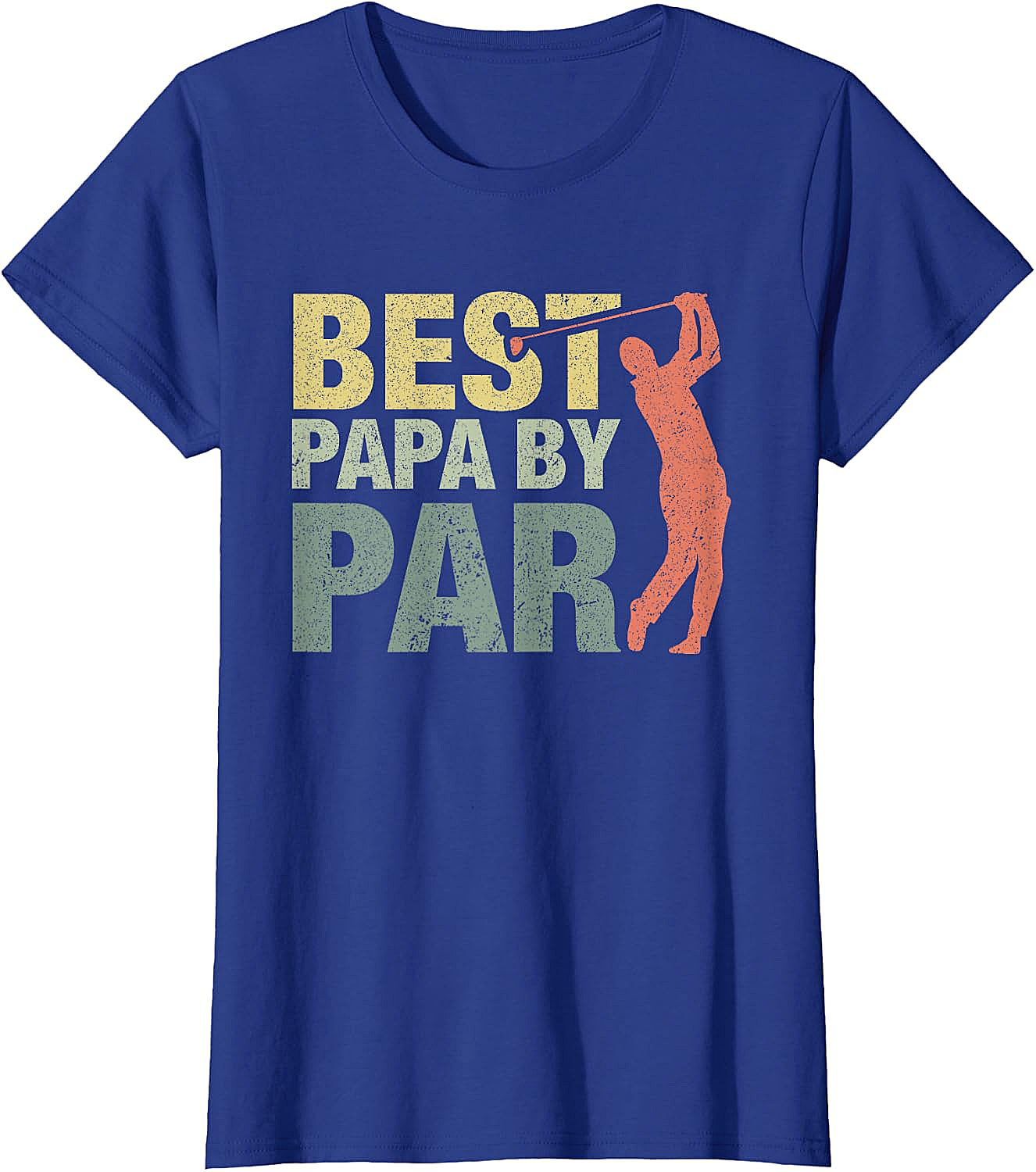 Funny Best Papa by Par Golf T-Shirt - Father's Day Gift