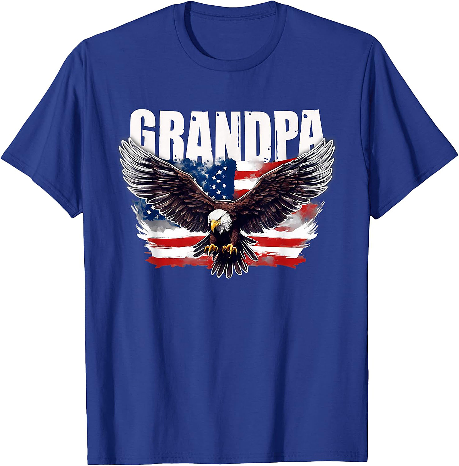 Dad Papa Veteran T-Shirt | Patriotic US Flag Military Tee