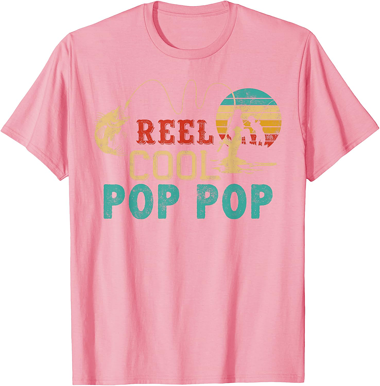 Fishing Reel Cool Pop Pop T-Shirt - Best Fisherman Gift