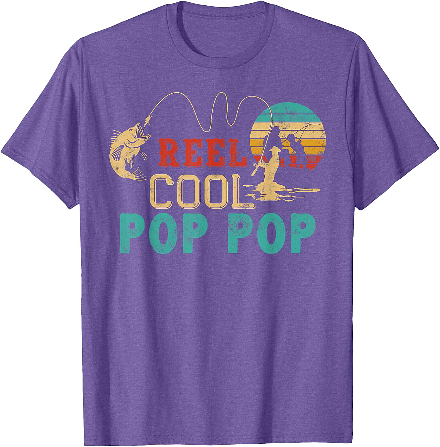 Fishing Reel Cool Pop Pop T-Shirt - Best Fisherman Gift