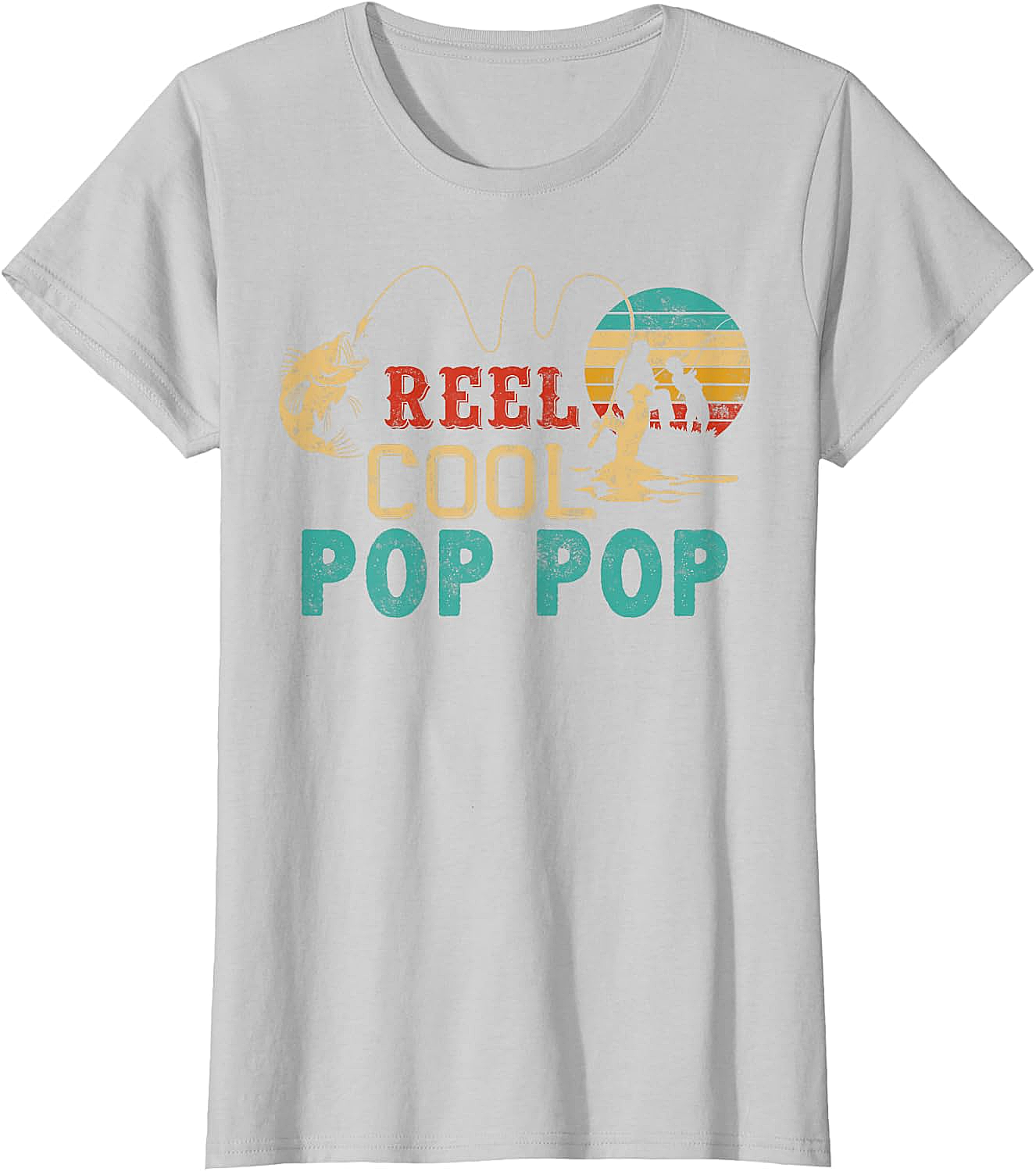 Fishing Reel Cool Pop Pop T-Shirt - Best Fisherman Gift