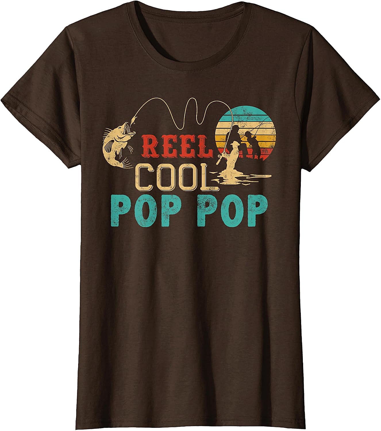 Fishing Reel Cool Pop Pop T-Shirt - Best Fisherman Gift