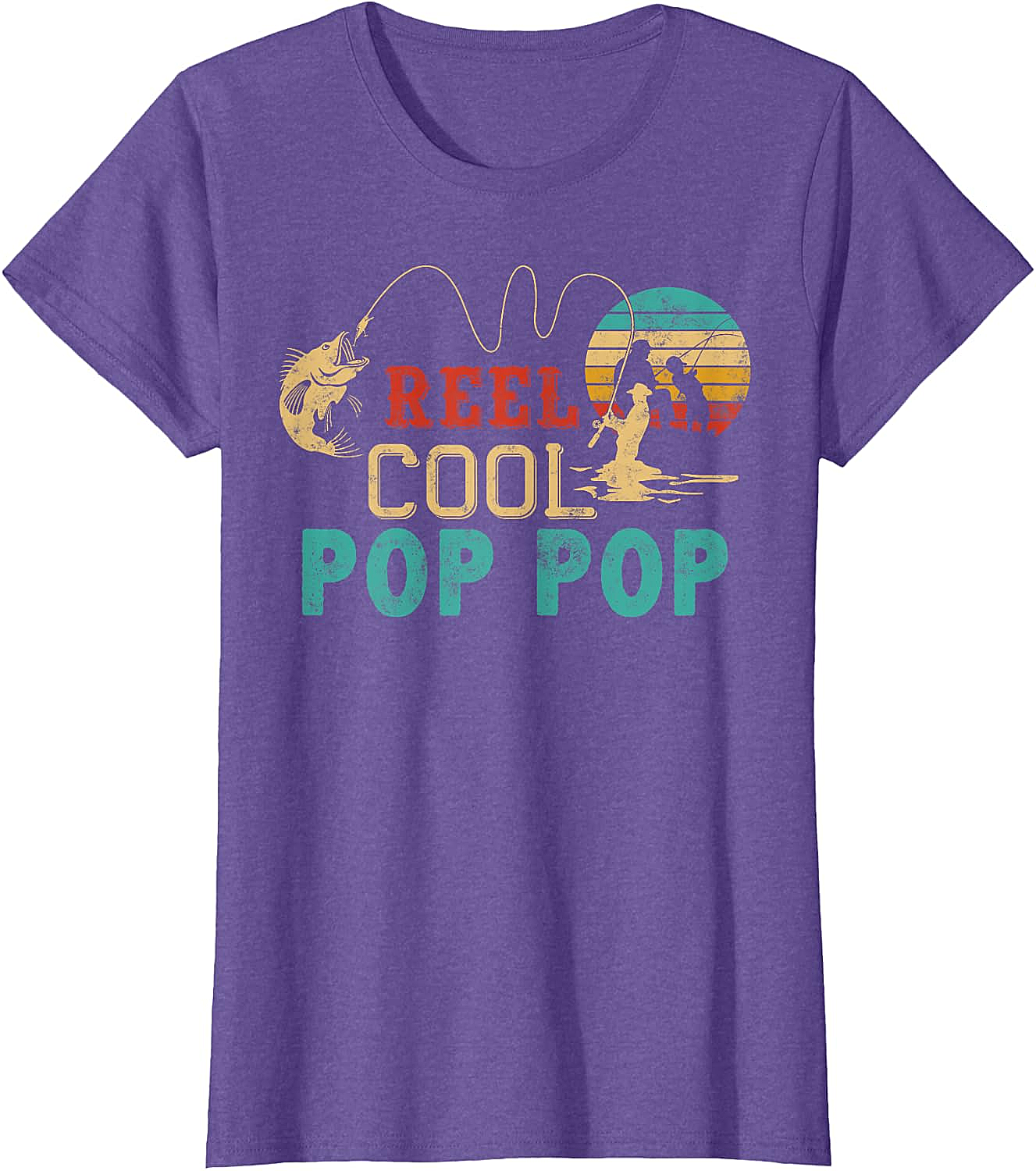 Fishing Reel Cool Pop Pop T-Shirt - Best Fisherman Gift