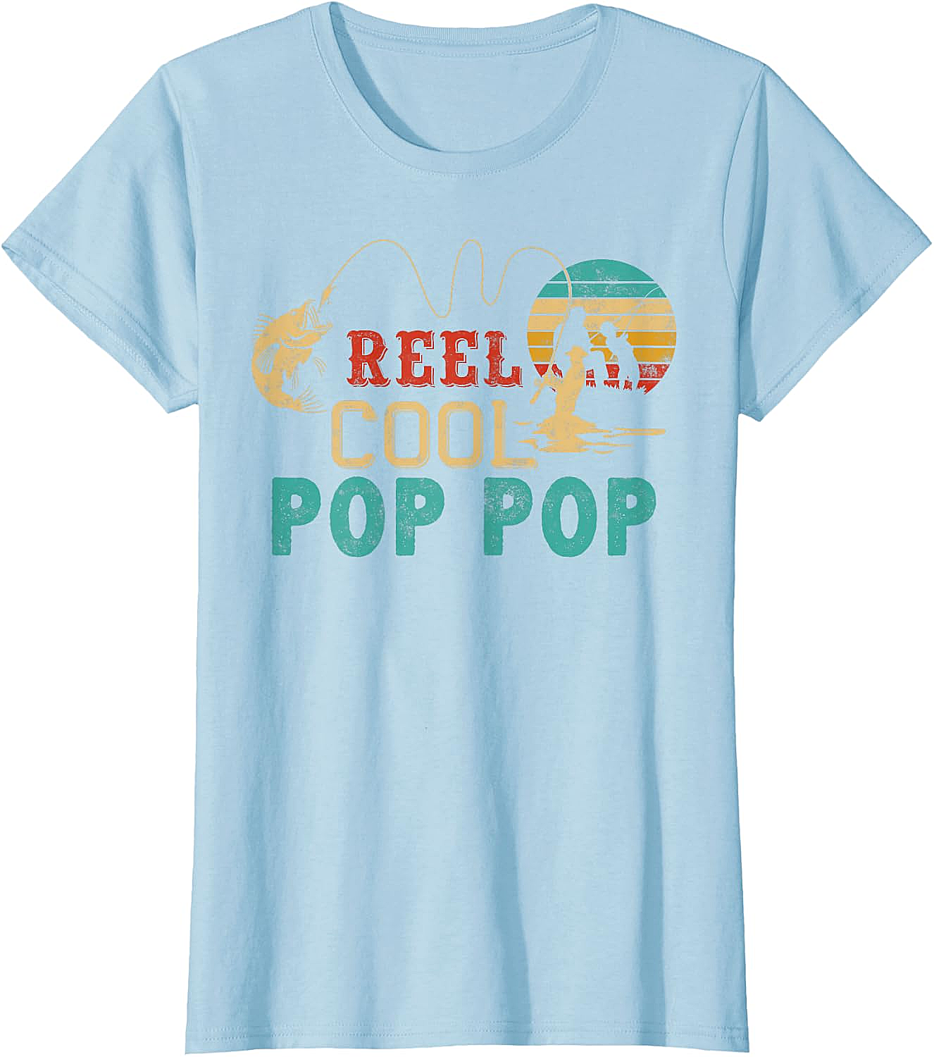 Fishing Reel Cool Pop Pop T-Shirt - Best Fisherman Gift