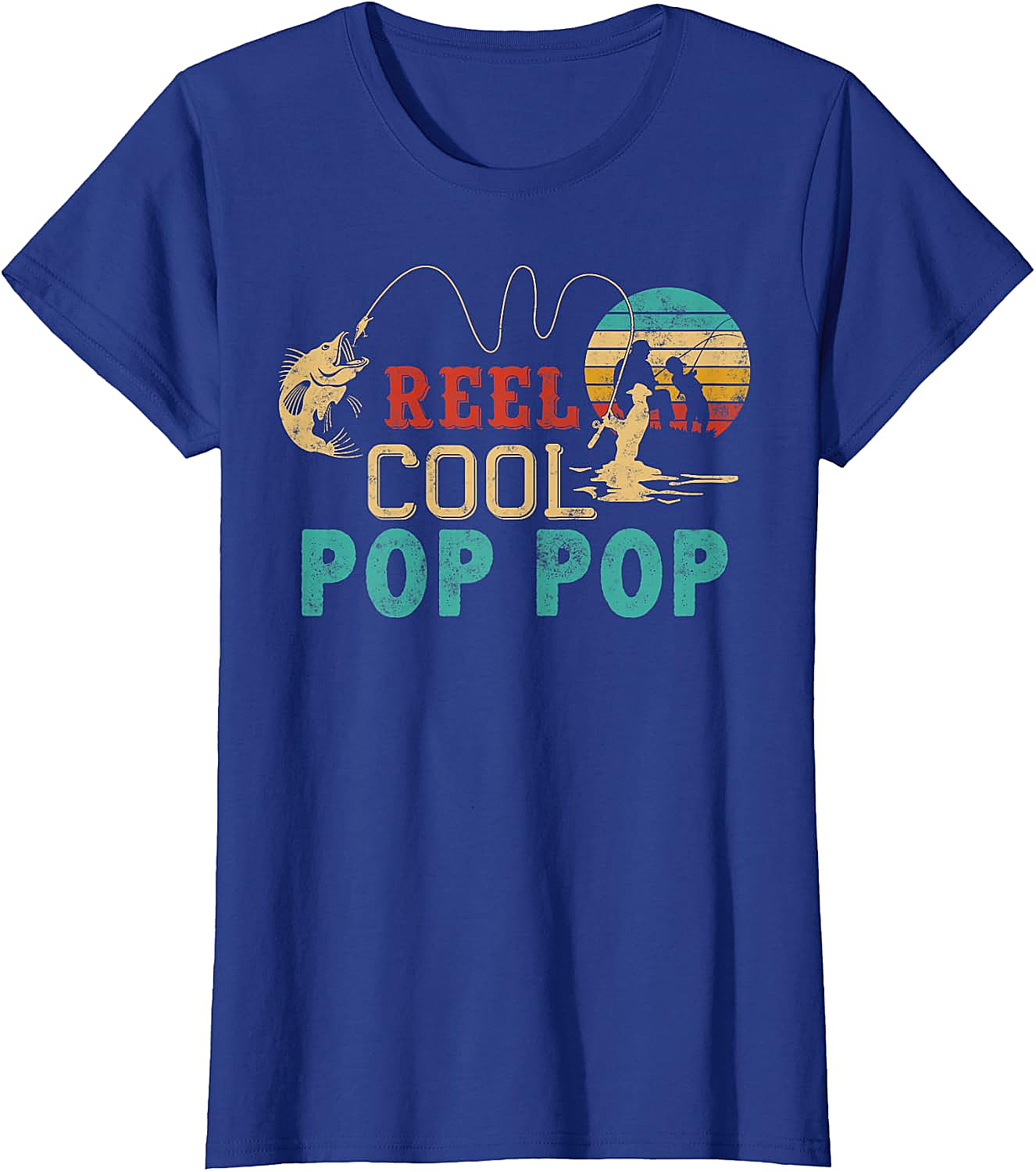 Fishing Reel Cool Pop Pop T-Shirt - Best Fisherman Gift