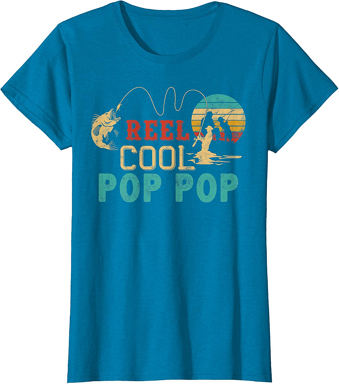 Fishing Reel Cool Pop Pop T-Shirt - Best Fisherman Gift