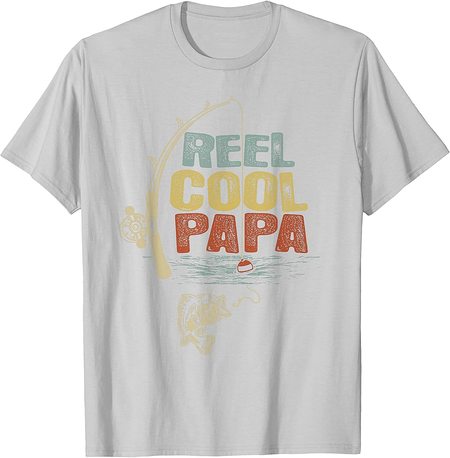 Funny Fisherman Vintage Reel Cool Papa T-Shirt