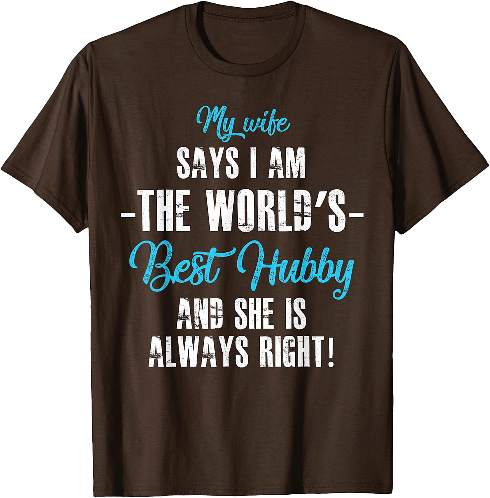 World's Best Hubby T-Shirt | Funny Husband Gift Tee