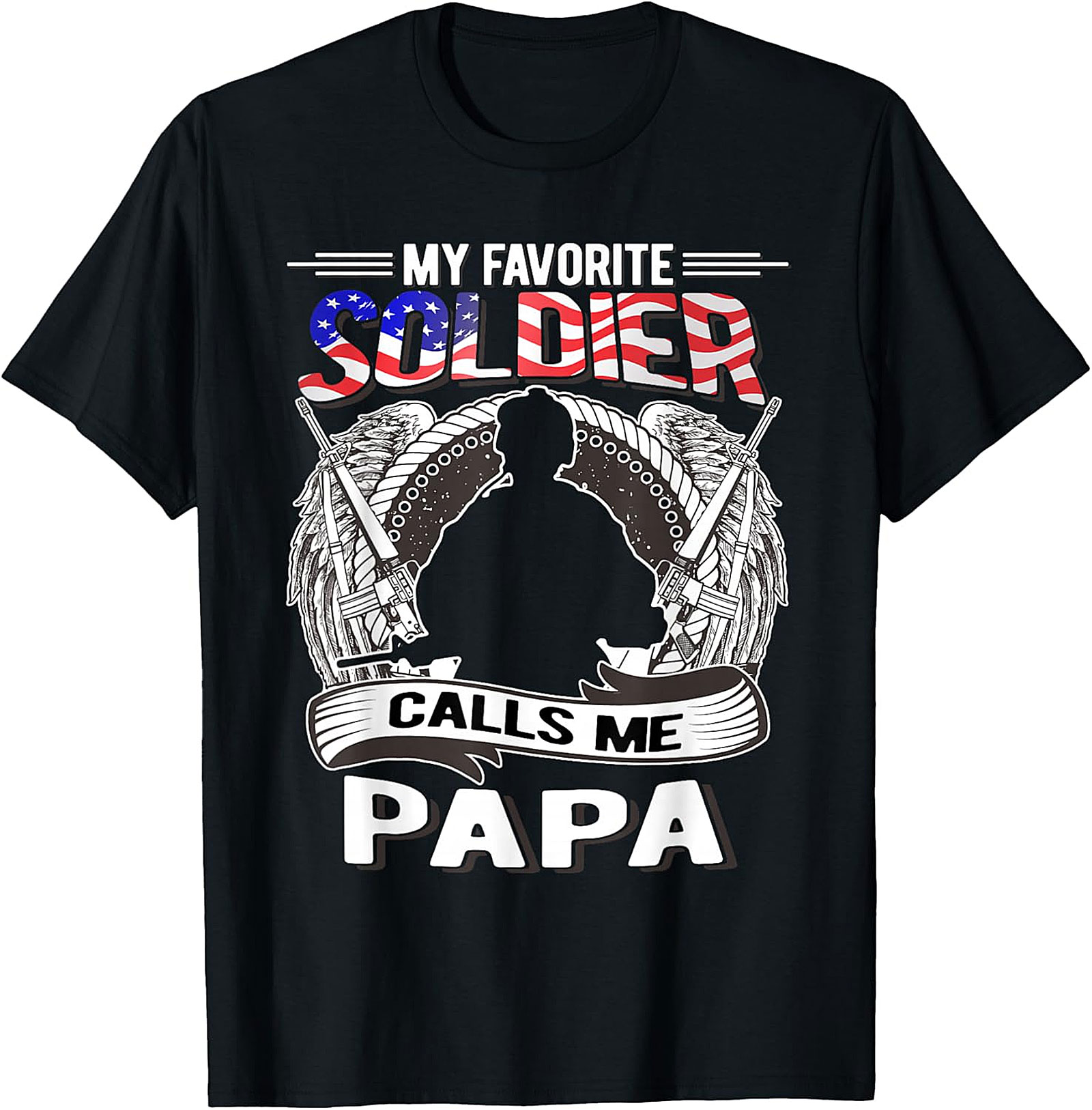 Proud Army Grandpa T-Shirt | My Grandson Has Your Back Gift