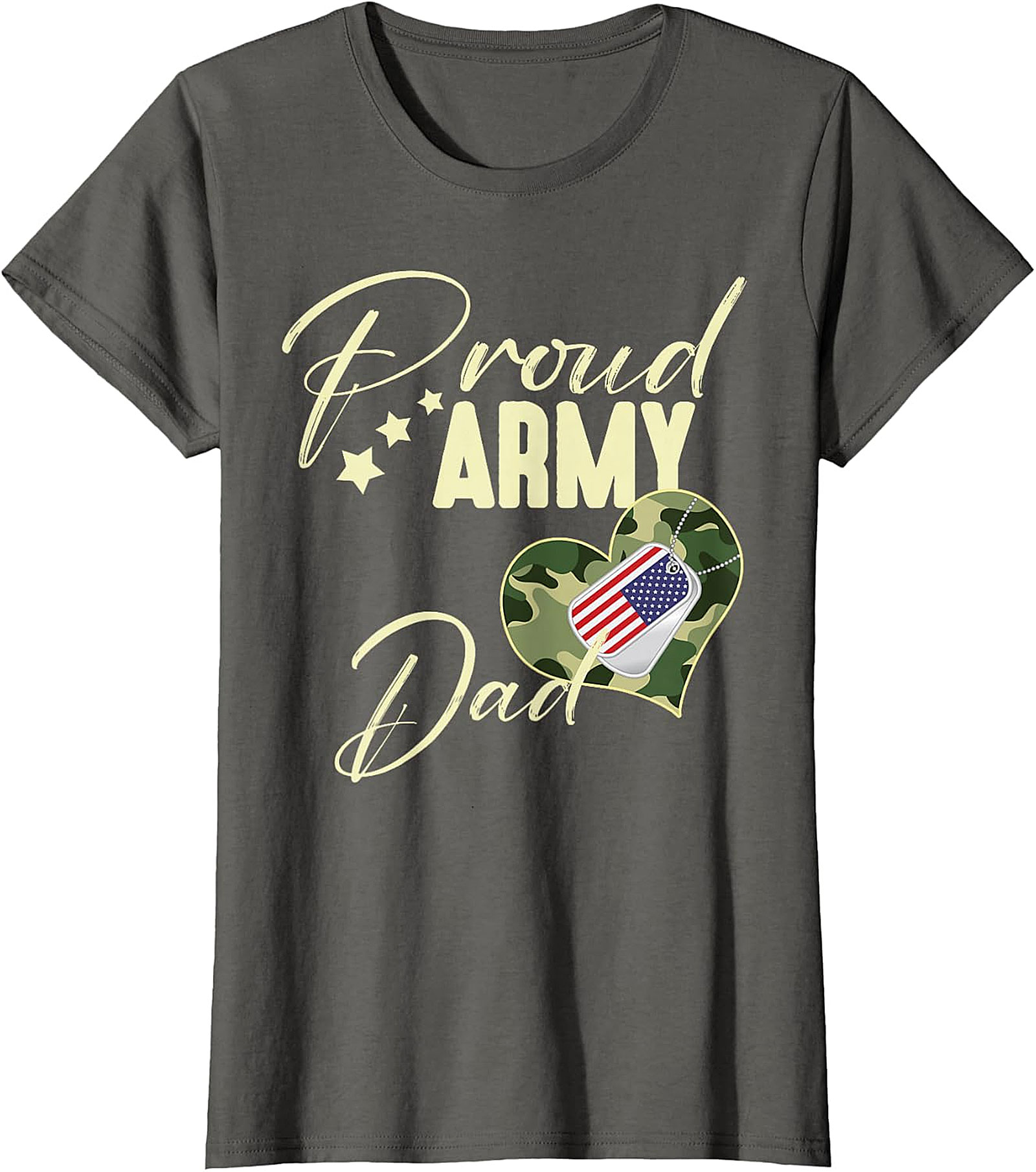 Proud Army Dad T-Shirt | Patriotic Military Family Gift
