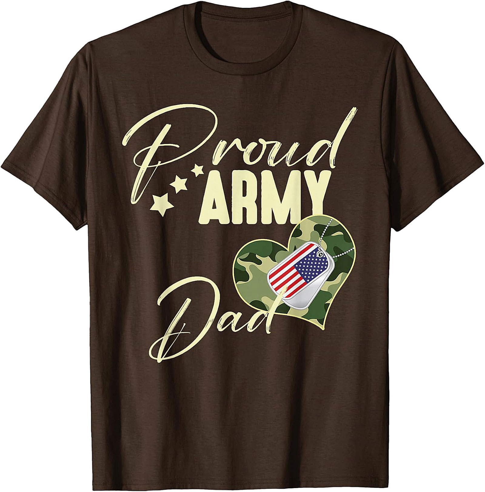 Proud Army Dad T-Shirt | Patriotic Military Family Gift