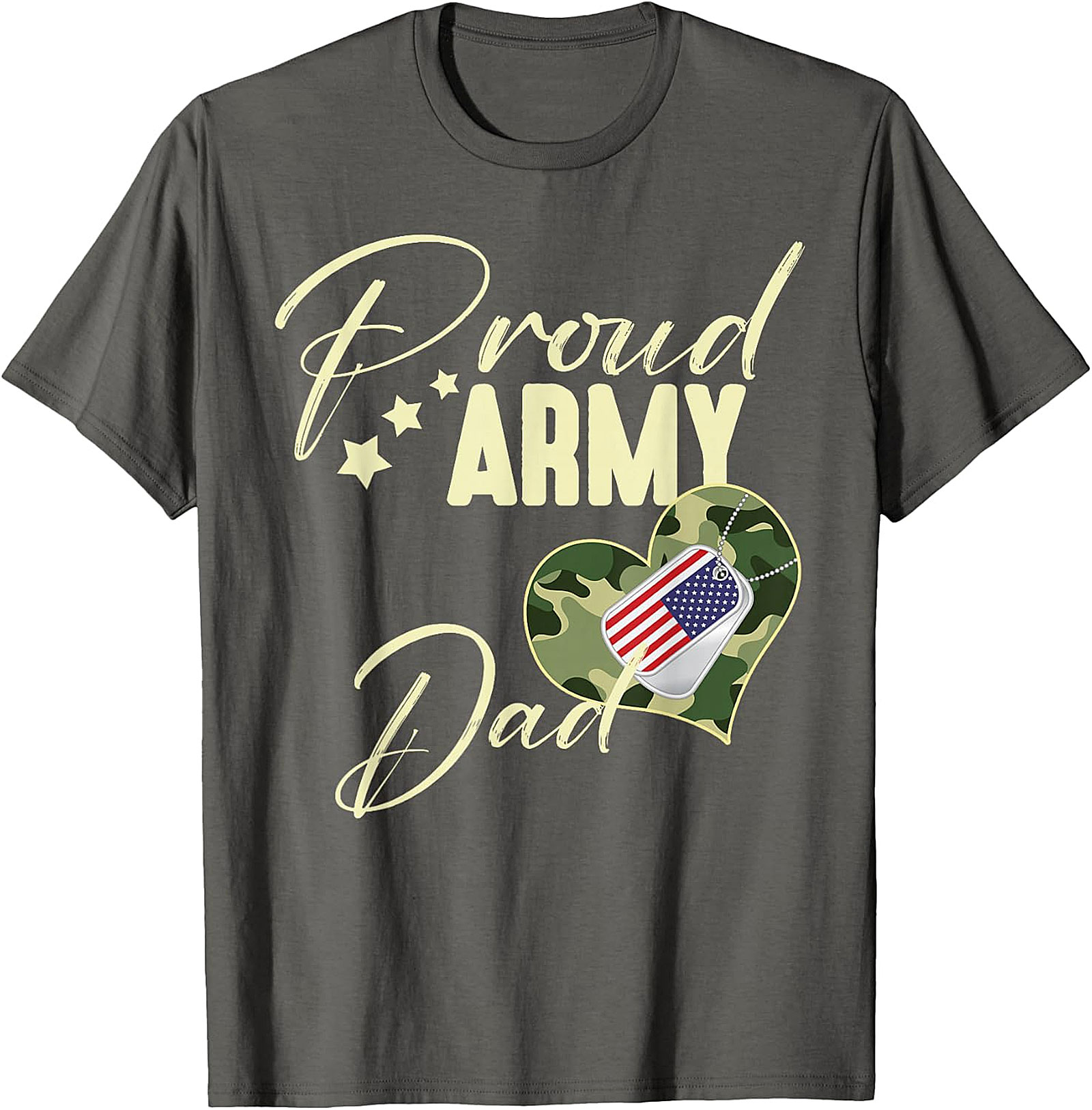 Proud Army Dad T-Shirt | Patriotic Military Family Gift