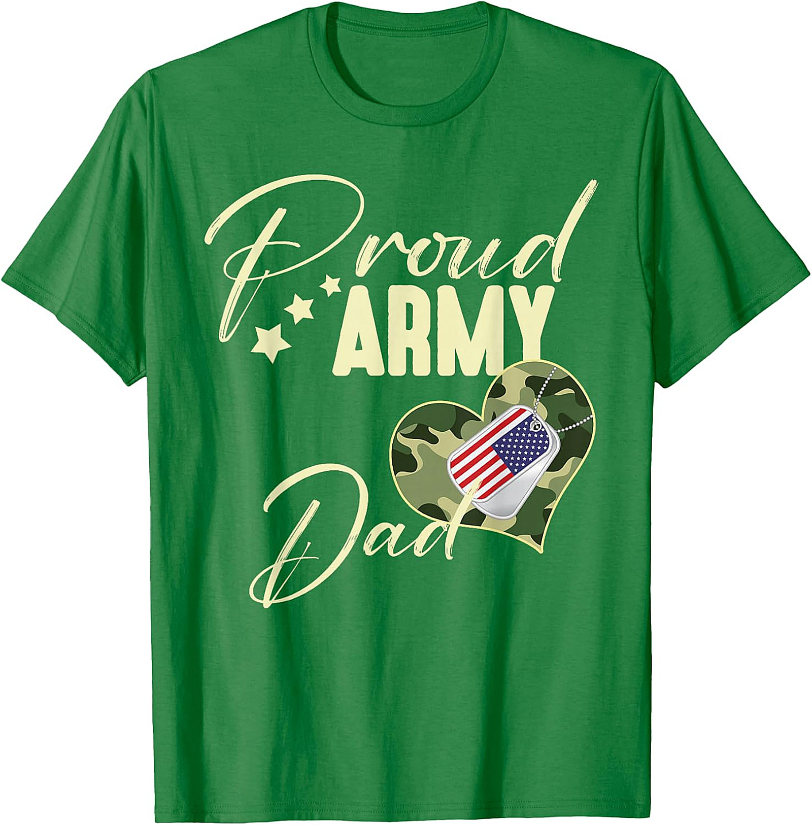 Proud Army Dad T-Shirt | Patriotic Military Family Gift