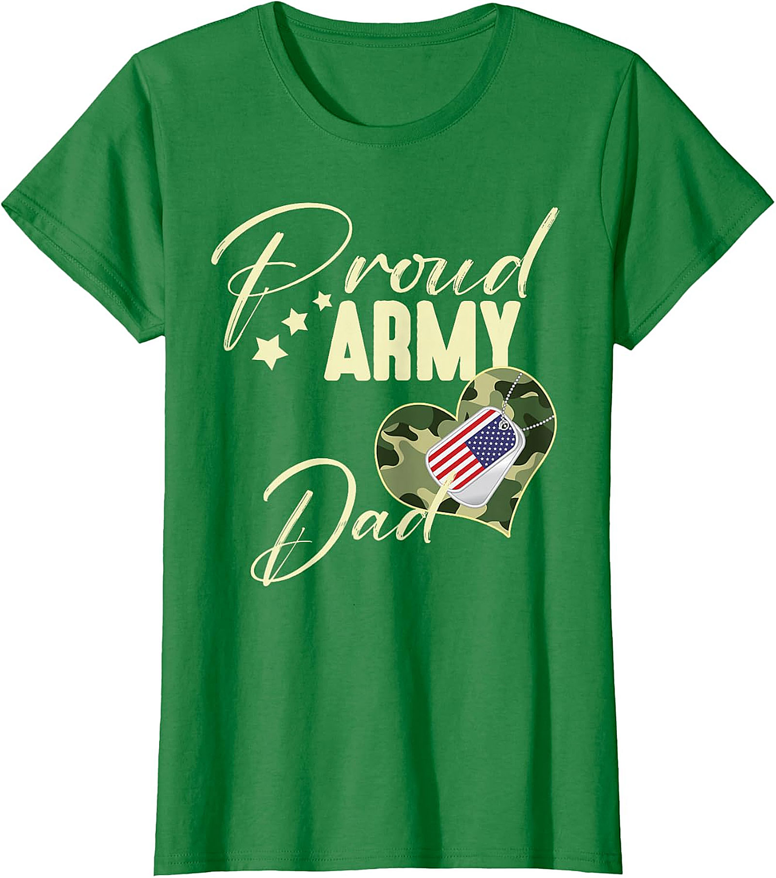 Proud Army Dad T-Shirt | Patriotic Military Family Gift