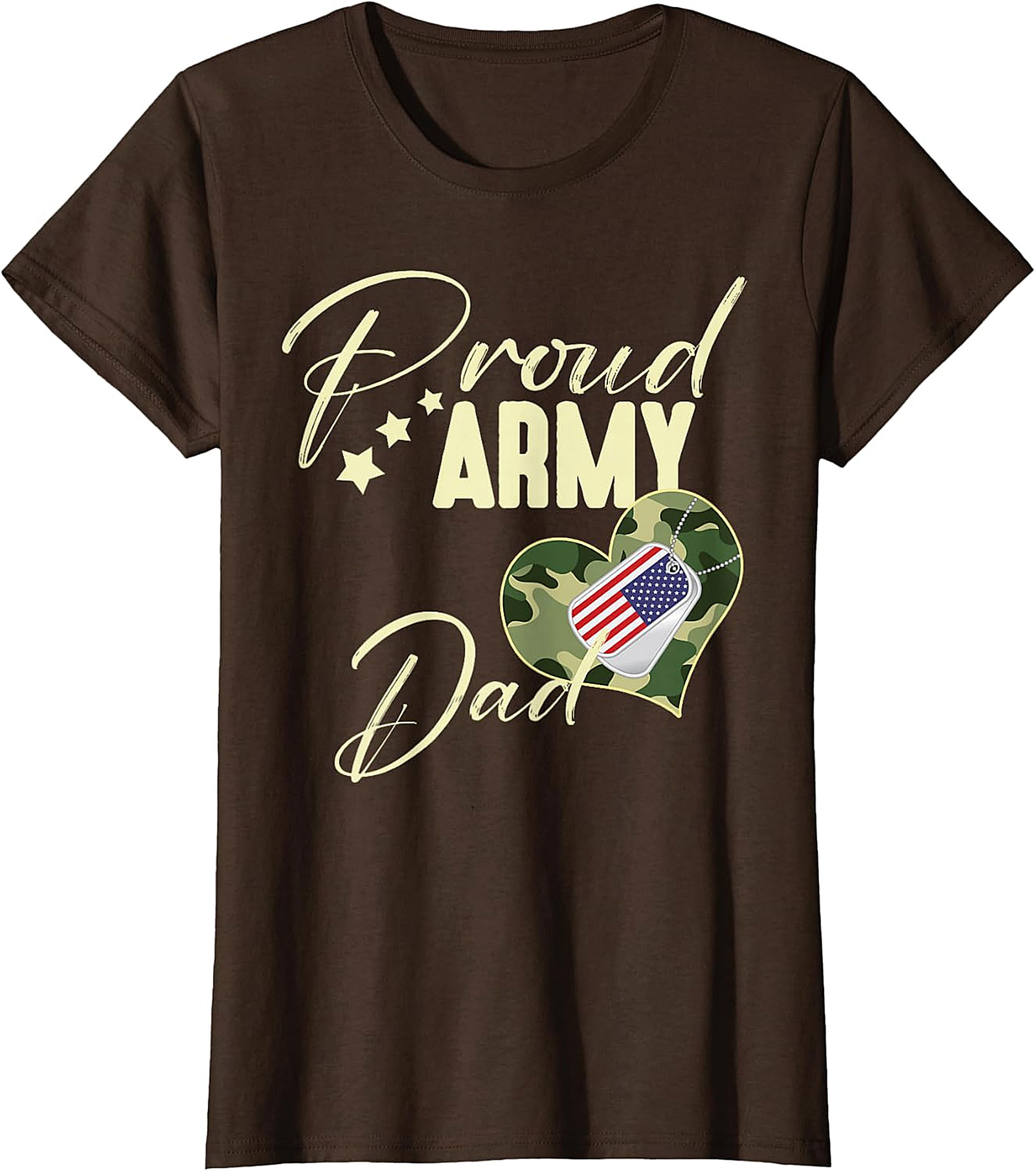 Proud Army Dad T-Shirt | Patriotic Military Family Gift