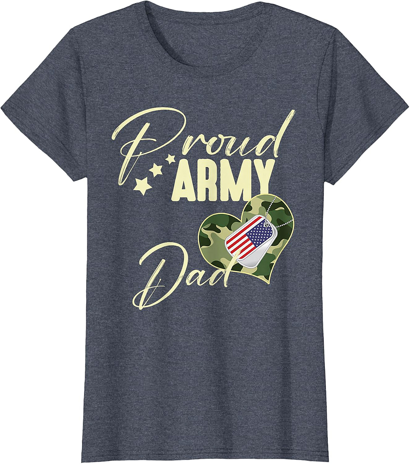 Proud Army Dad T-Shirt | Patriotic Military Family Gift