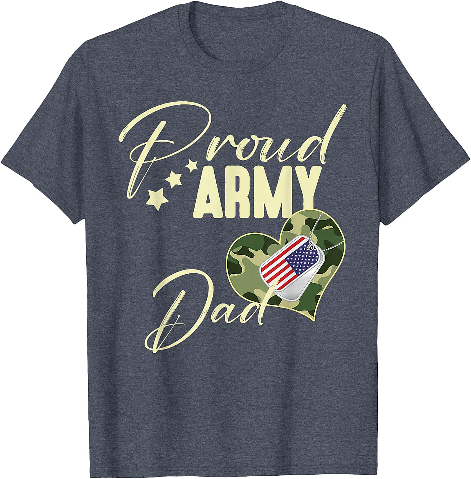 Proud Army Dad T-Shirt | Patriotic Military Family Gift