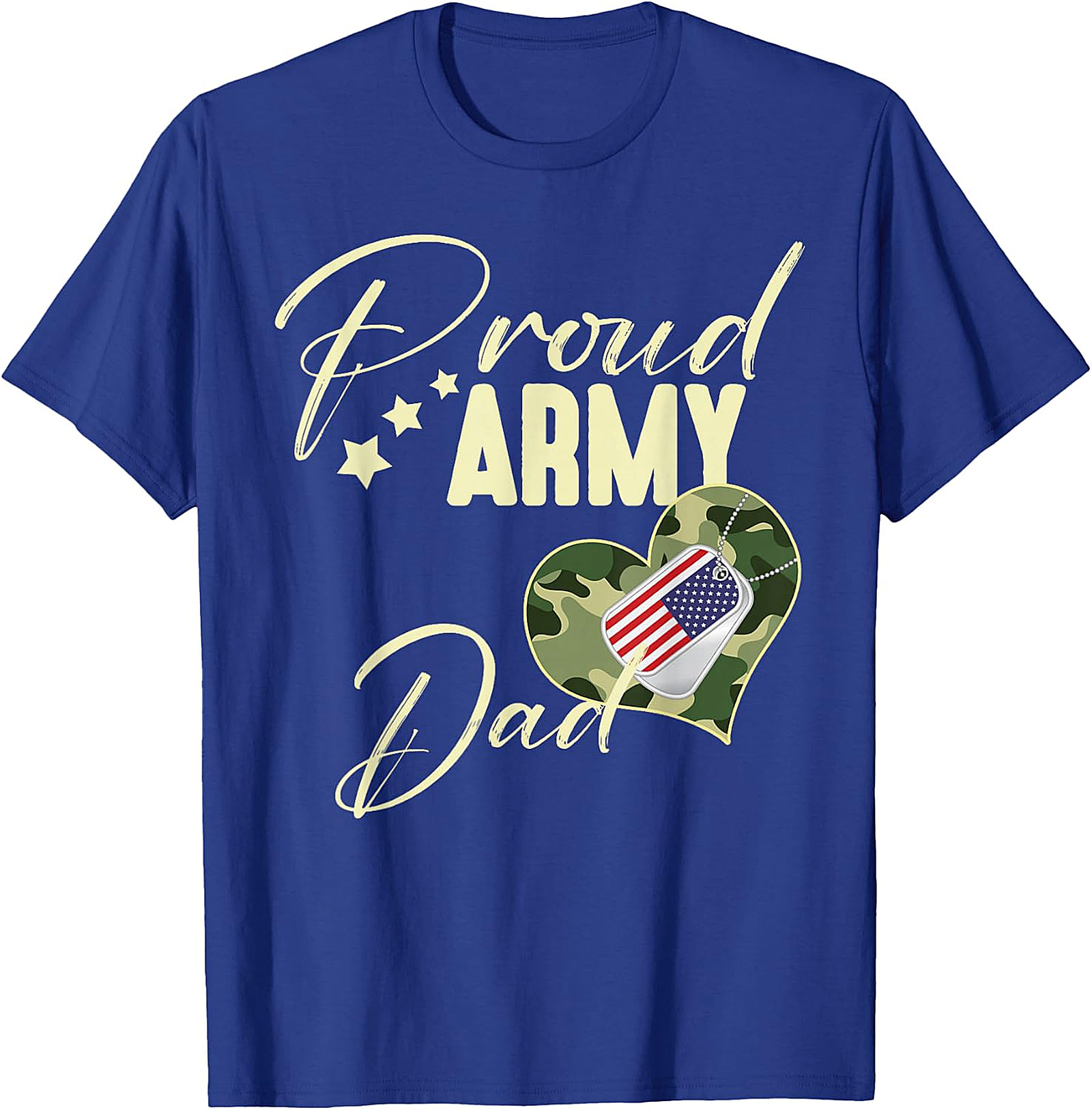 Proud Army Dad T-Shirt | Patriotic Military Family Gift