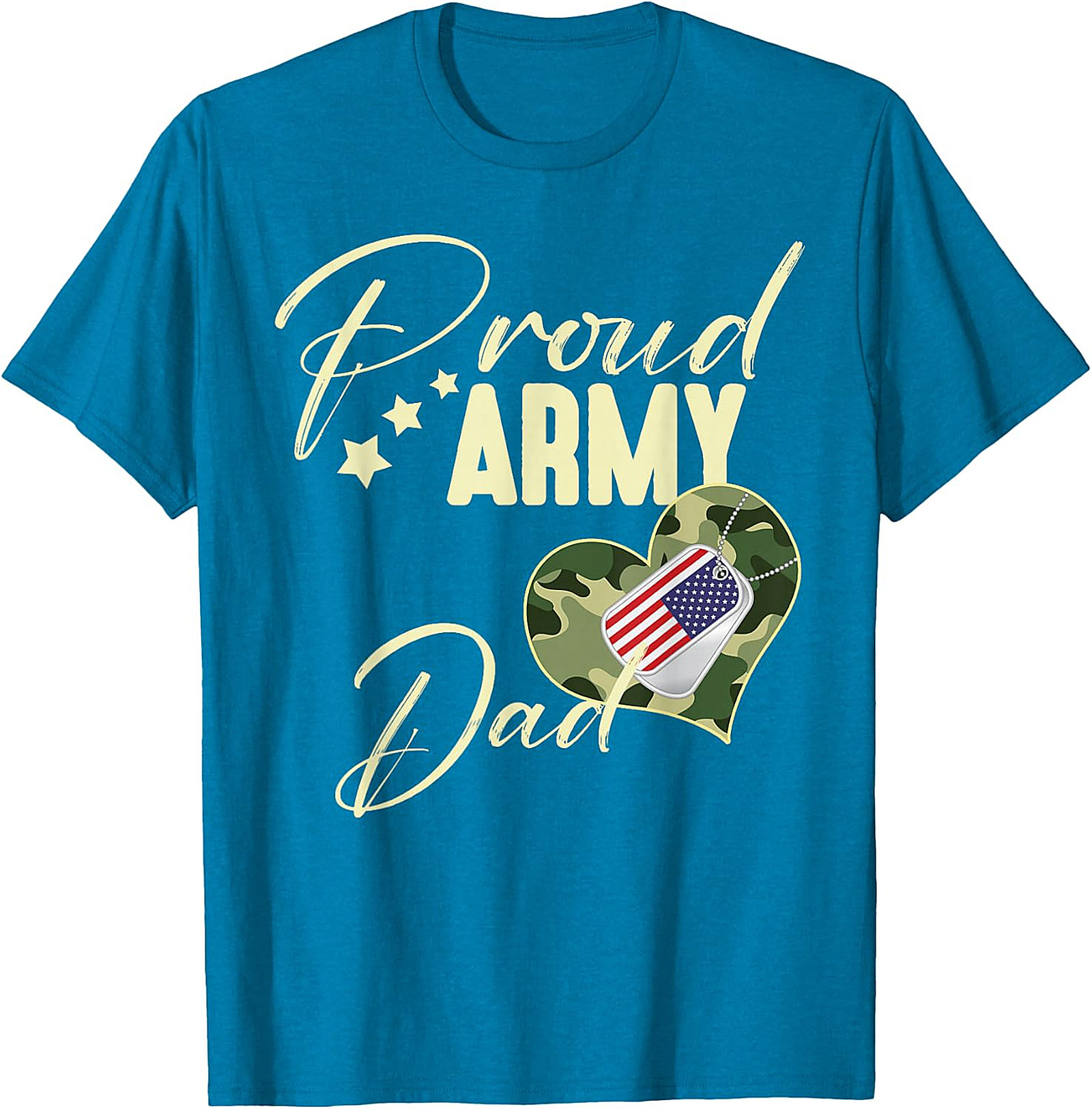 Proud Army Dad T-Shirt | Patriotic Military Family Gift