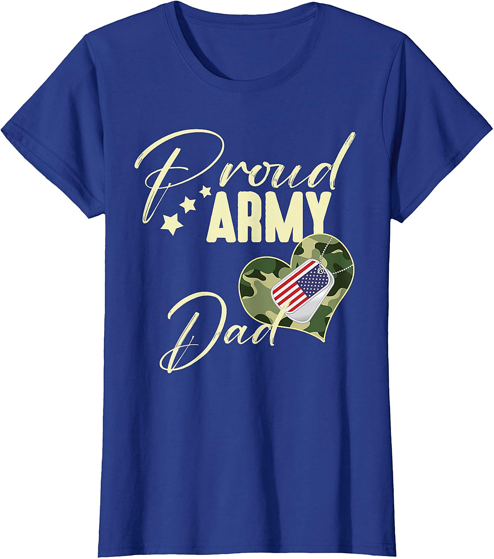 Proud Army Dad T-Shirt | Patriotic Military Family Gift