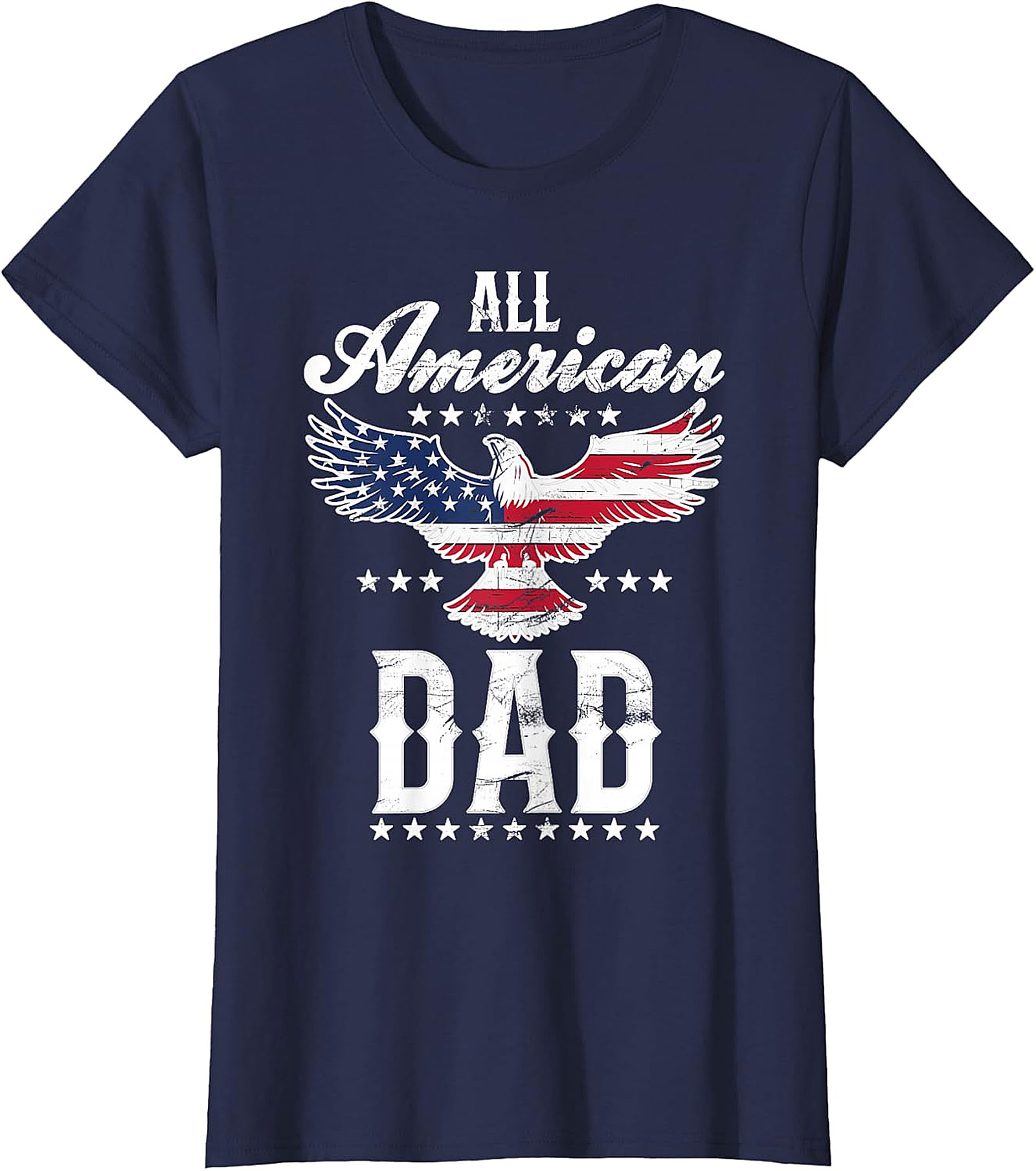 All American Dad Eagle T-Shirt | Patriotic Father's Day Gift