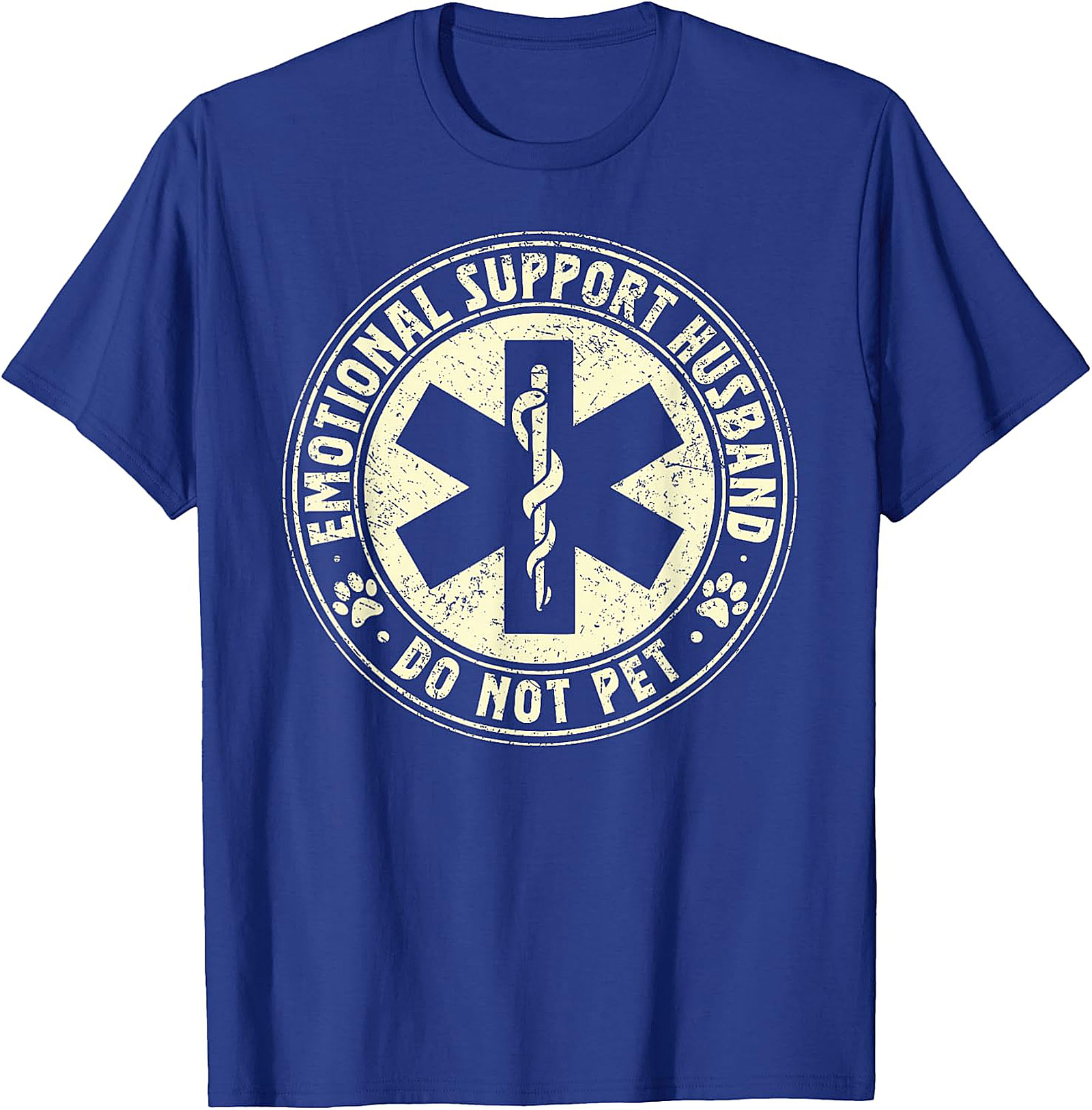 Emotional Support Husband Funny T-Shirt | Men's Graphic Tee