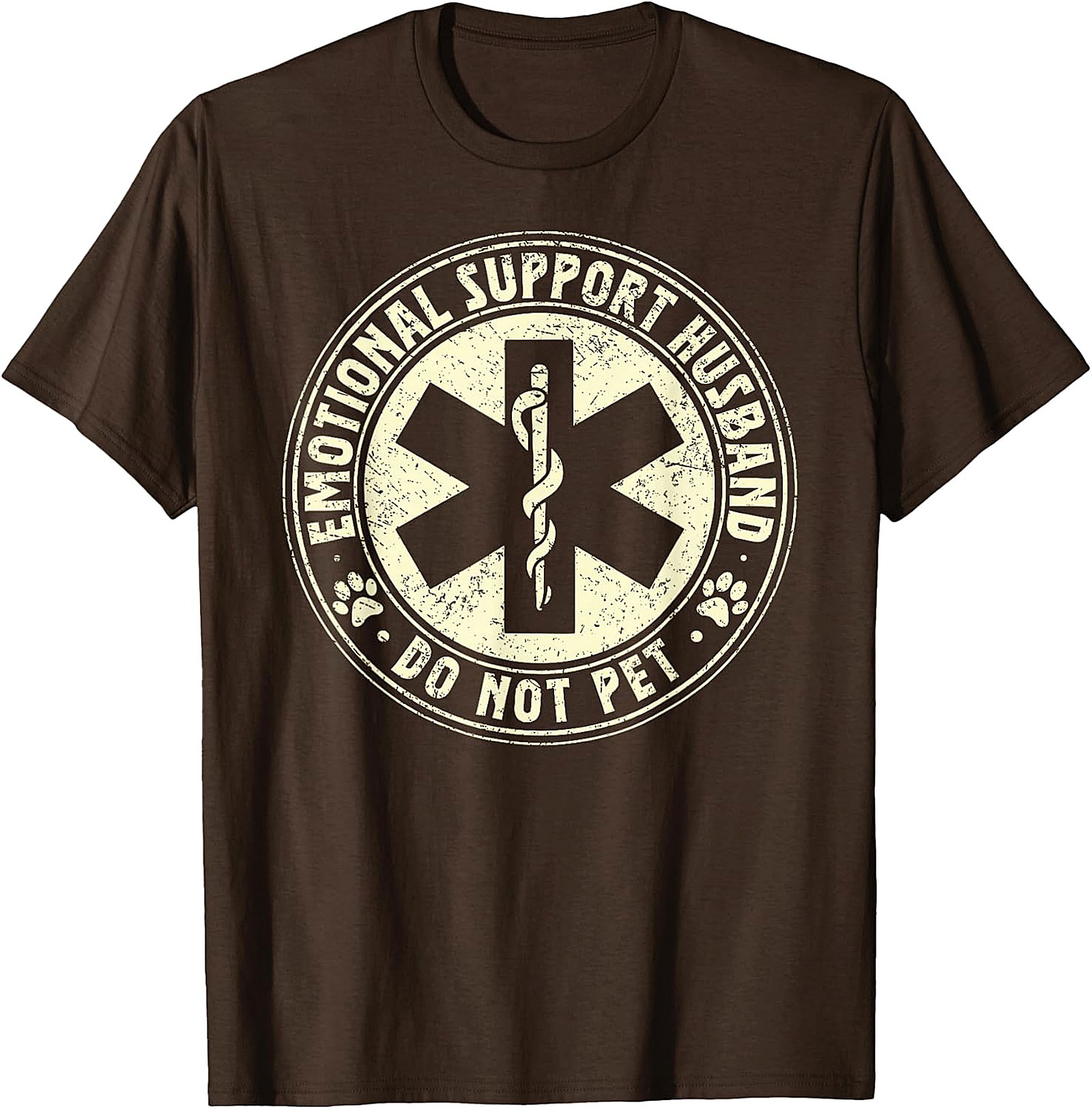 Emotional Support Husband Funny T-Shirt | Men's Graphic Tee